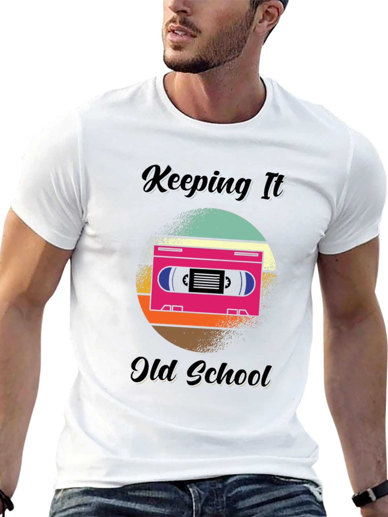 Retro Keeping It Old School Graphic Tee