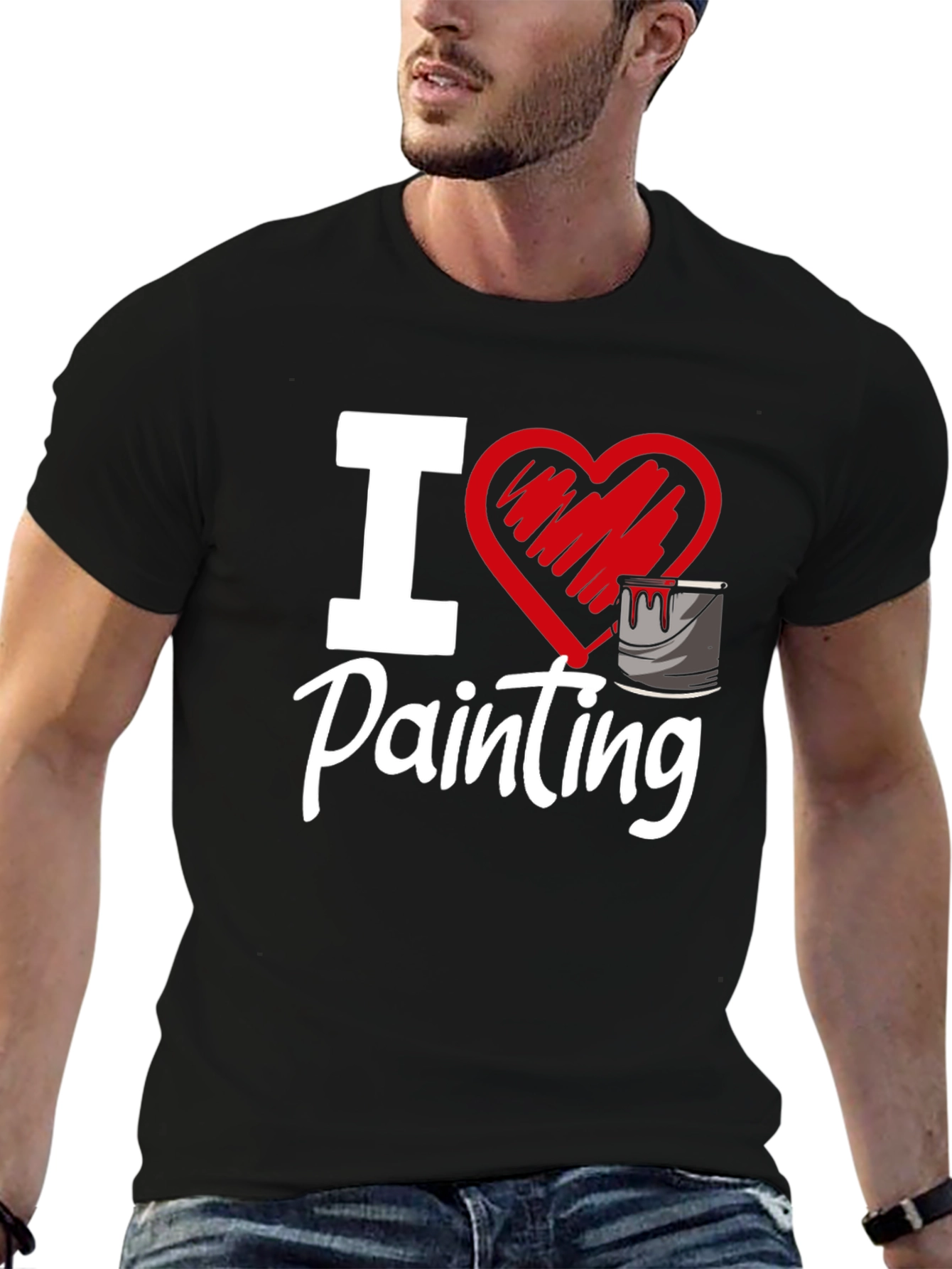 I Love Painting T-Shirt - Artist Apparel