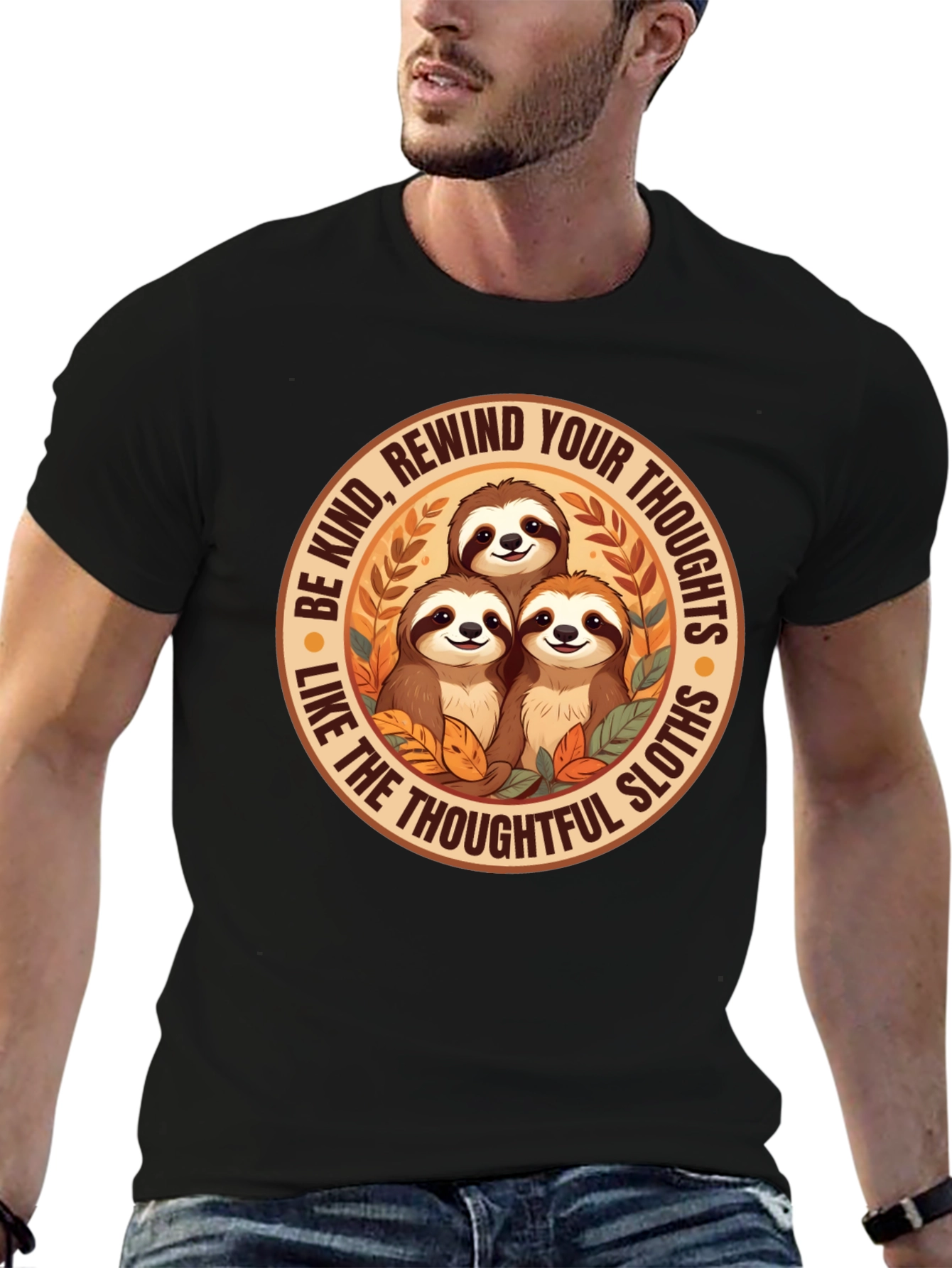 Be Kind Sloth Graphic Tee
