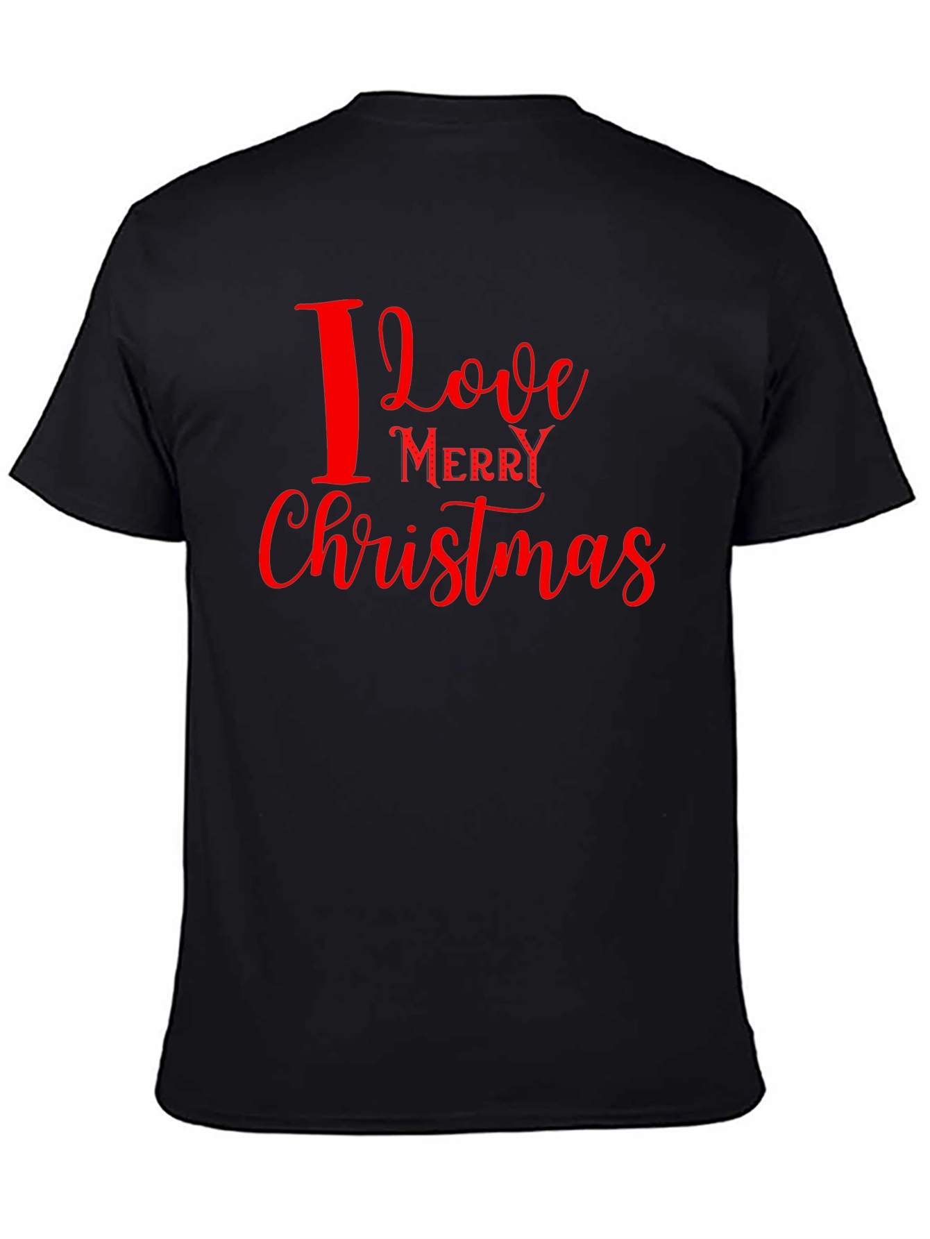 I Love Merry Christmas Graphic Tee