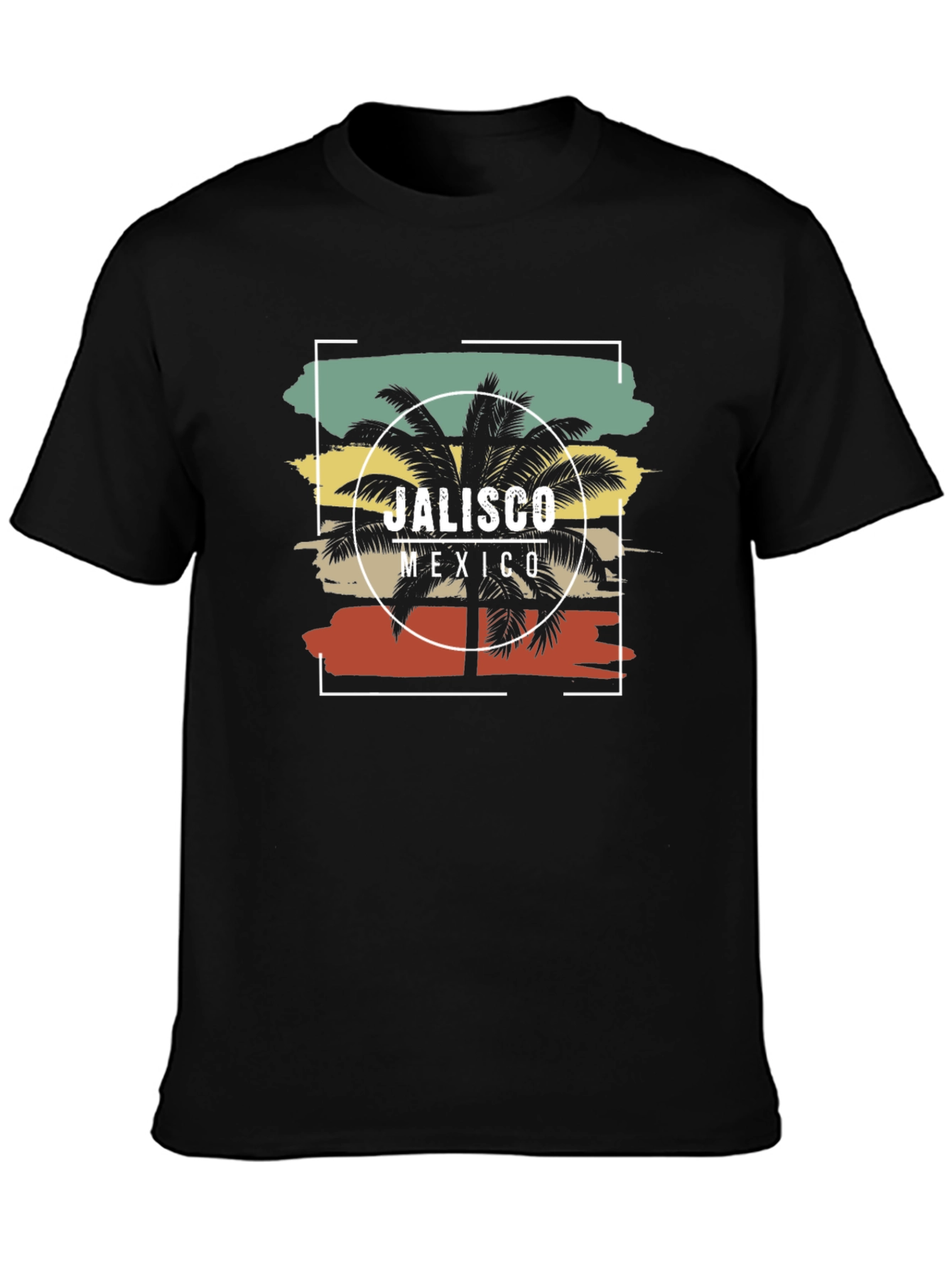 Jalisco Mexico Palm Tree Graphic Tee
