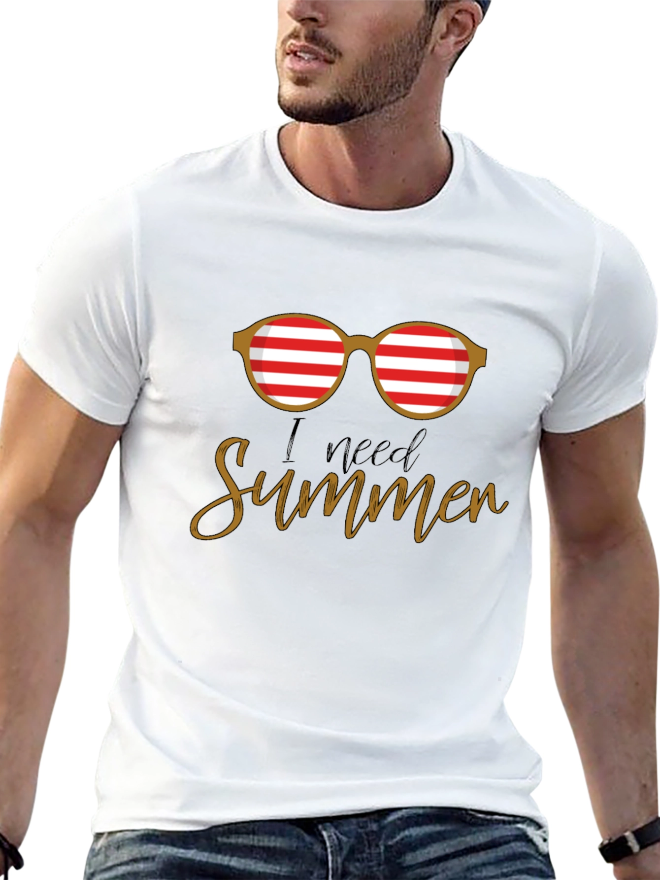 I Need Summer Graphic T-Shirt - Casual Style