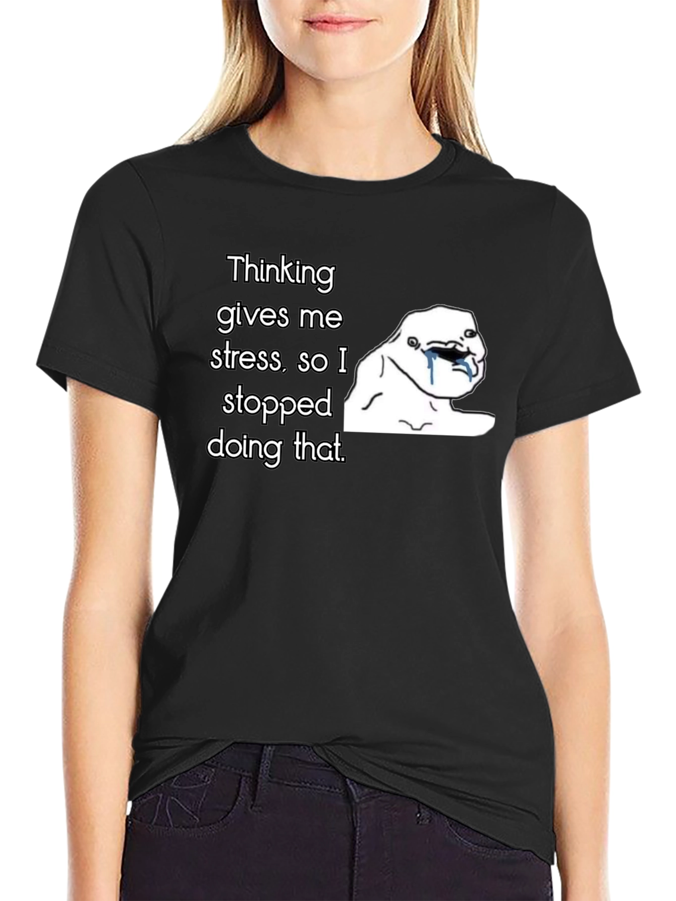 Thinking Gives Me Stress T-Shirt