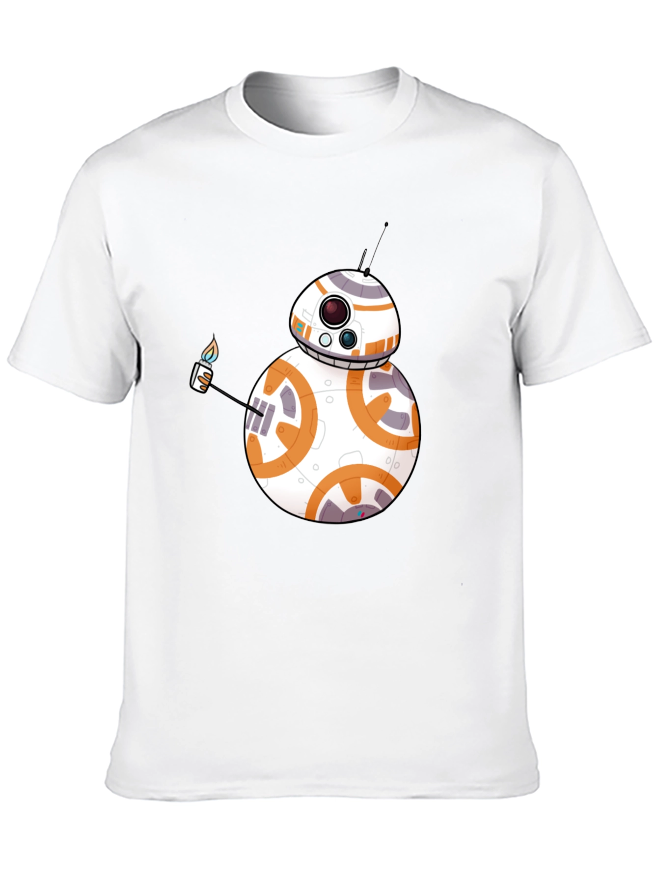 BB-8 Lighter Graphic Black T-Shirt