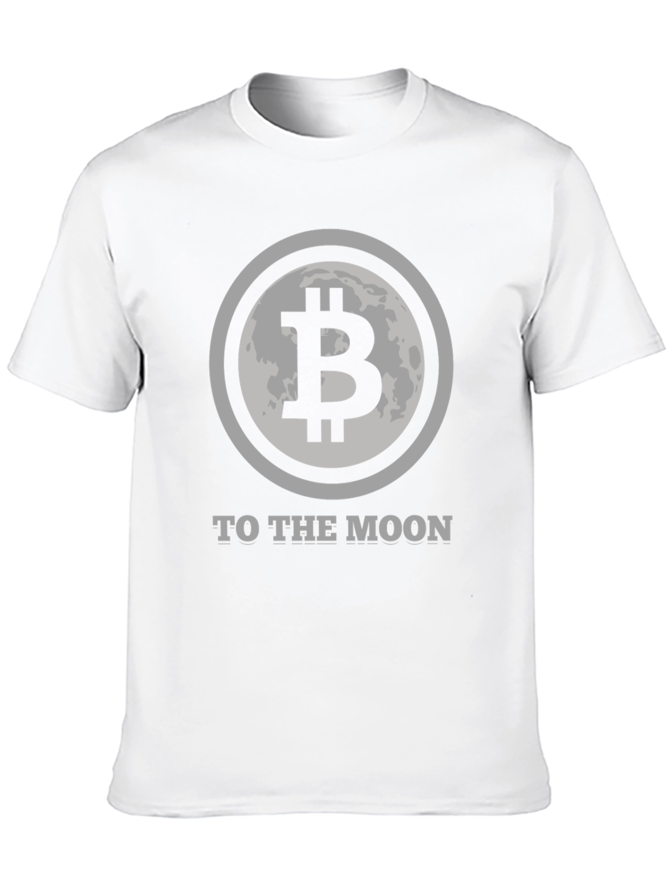 Bitcoin To The Moon Graphic Tee - Black
