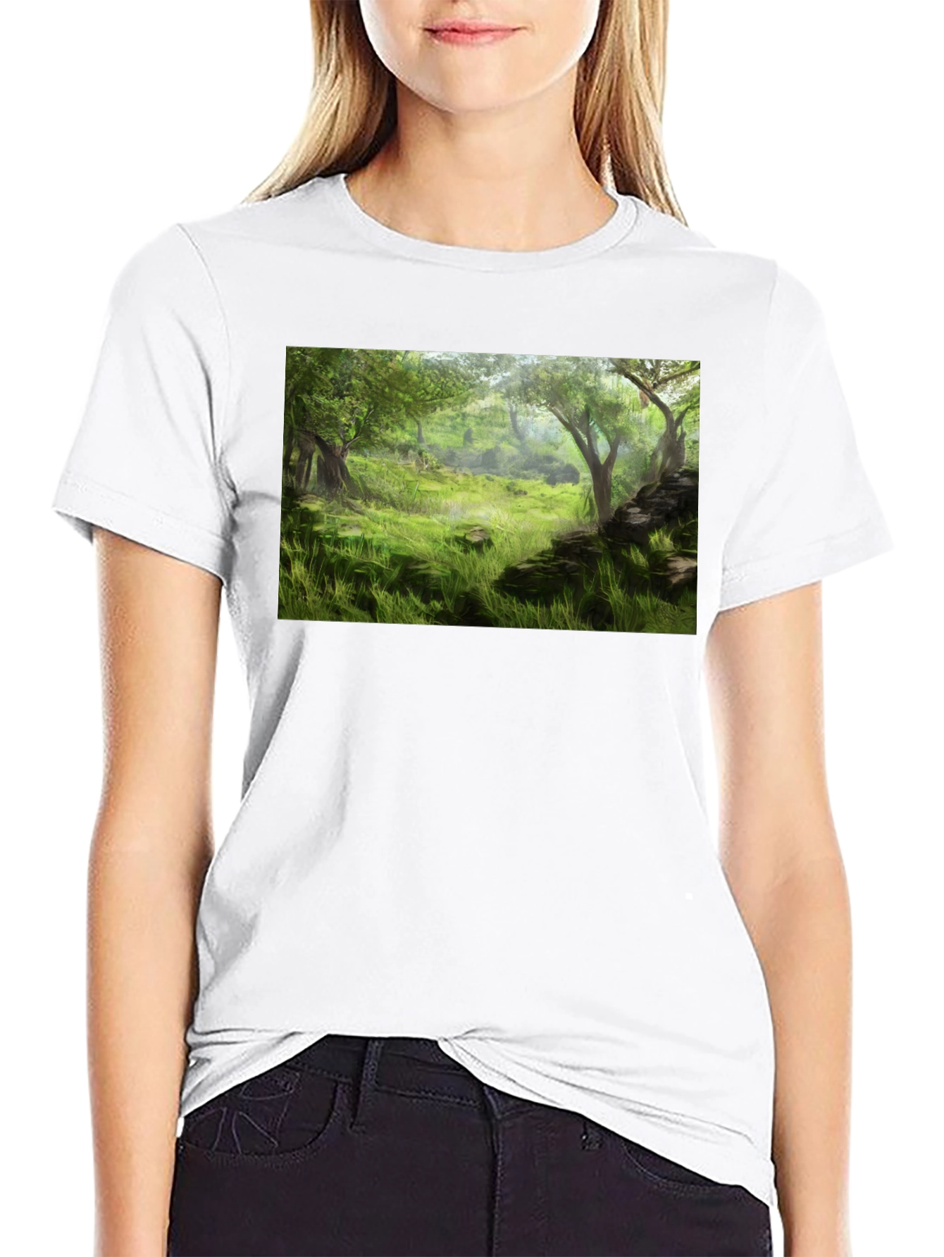Enchanted Forest Graphic Tee - Nature Lovers T-Shirt