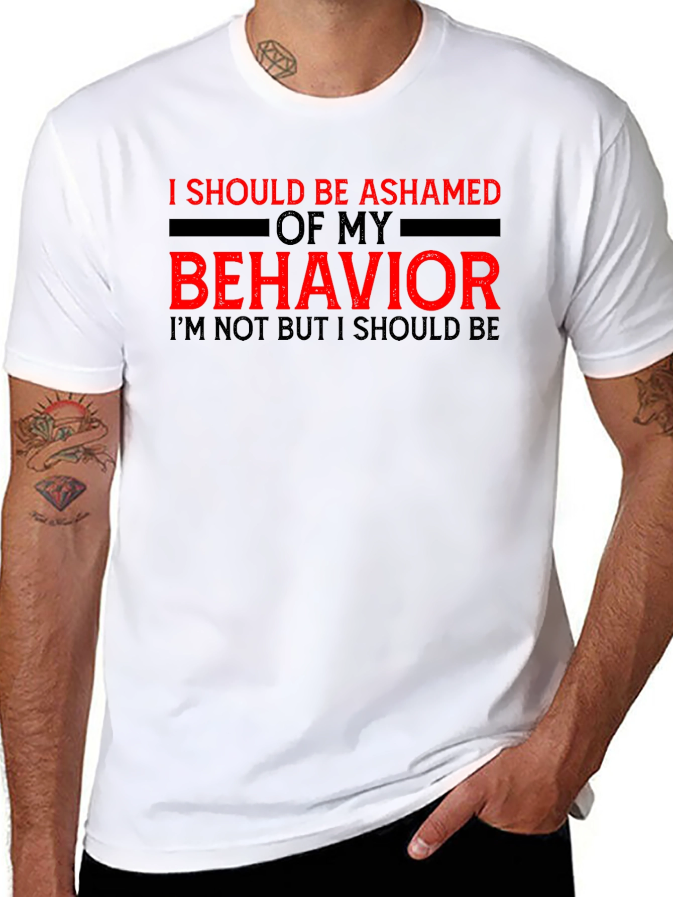 Ashamed of My Behavior Tee