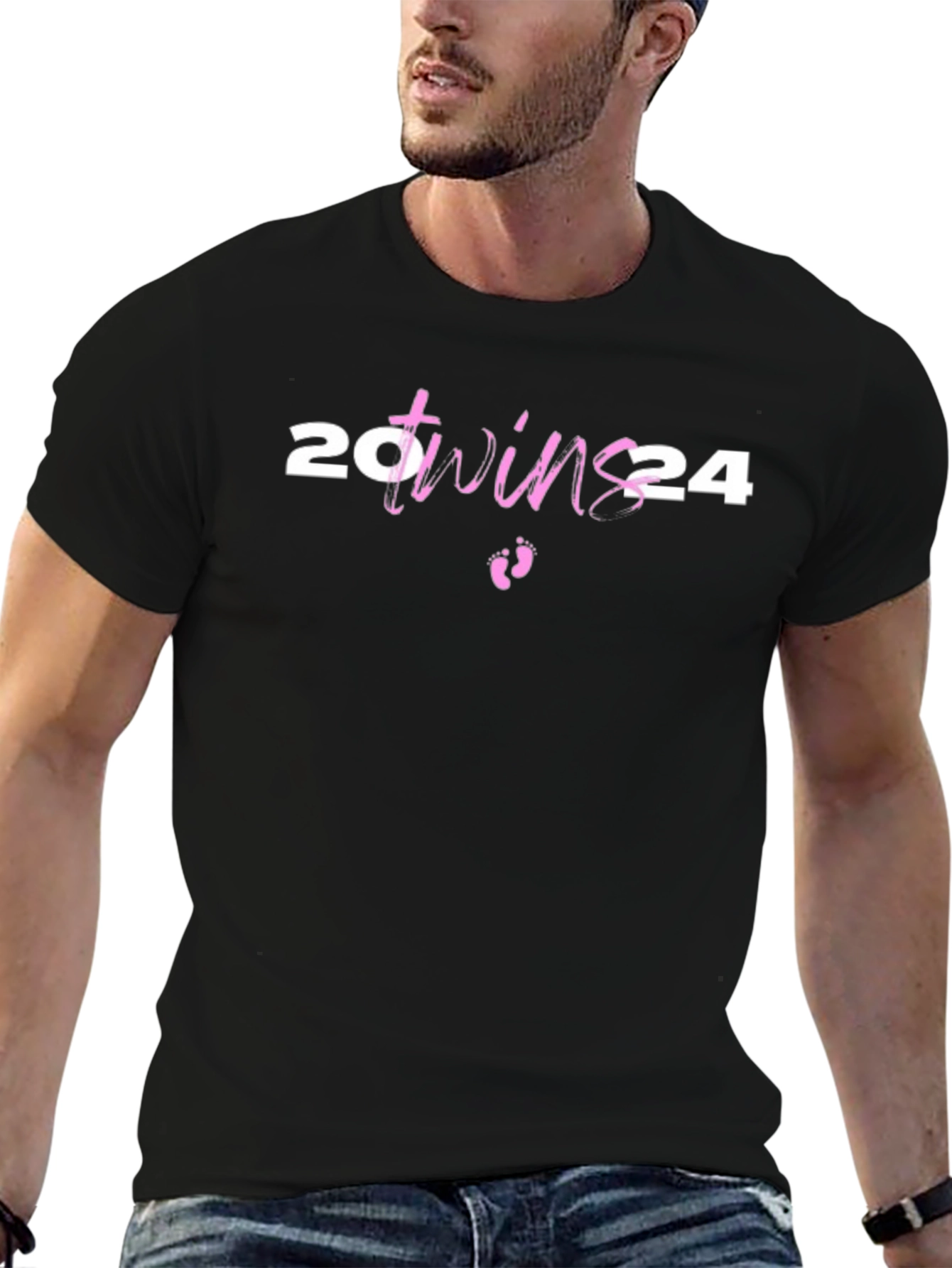 2024 Twins Baby Announcement T-Shirt