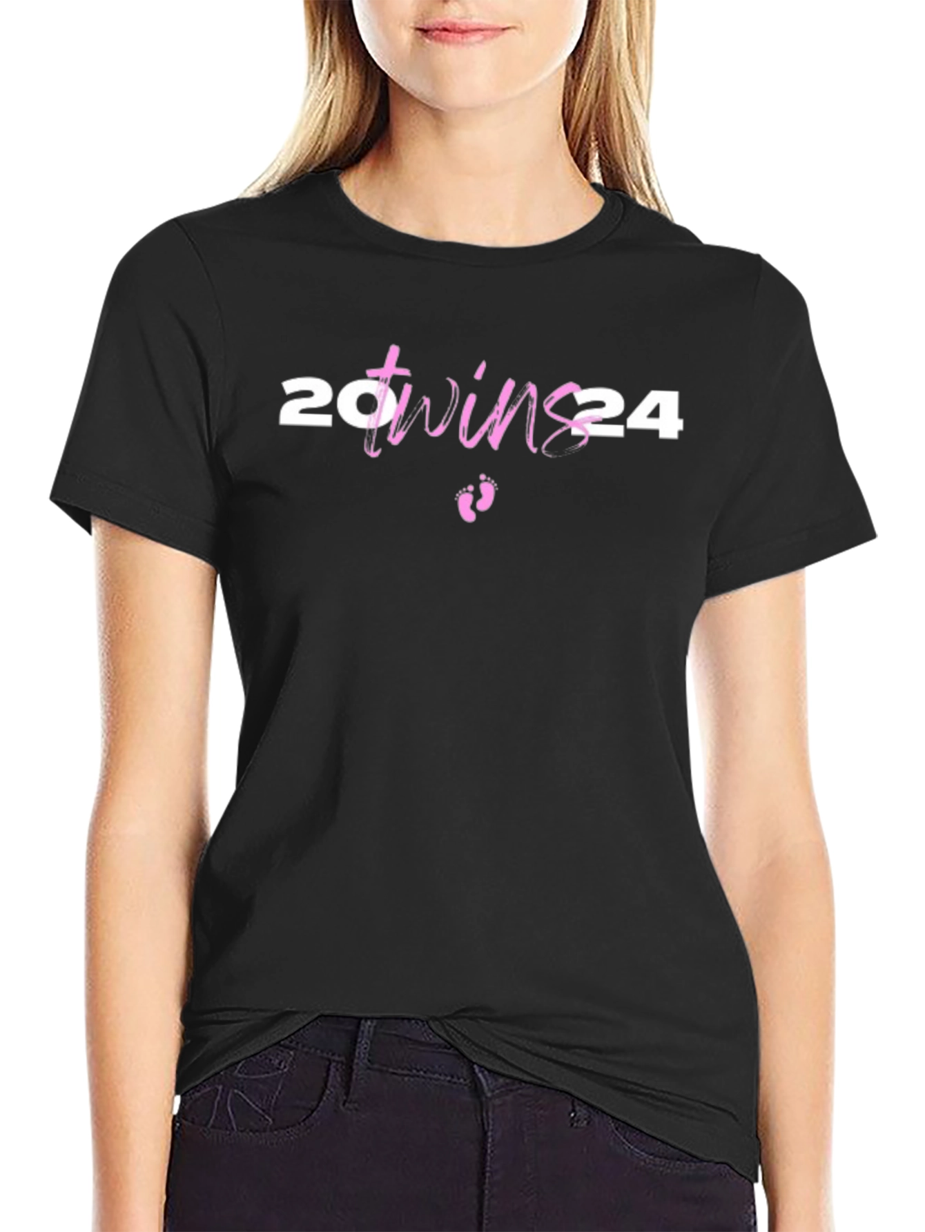 2024 Twins Baby Announcement T-Shirt