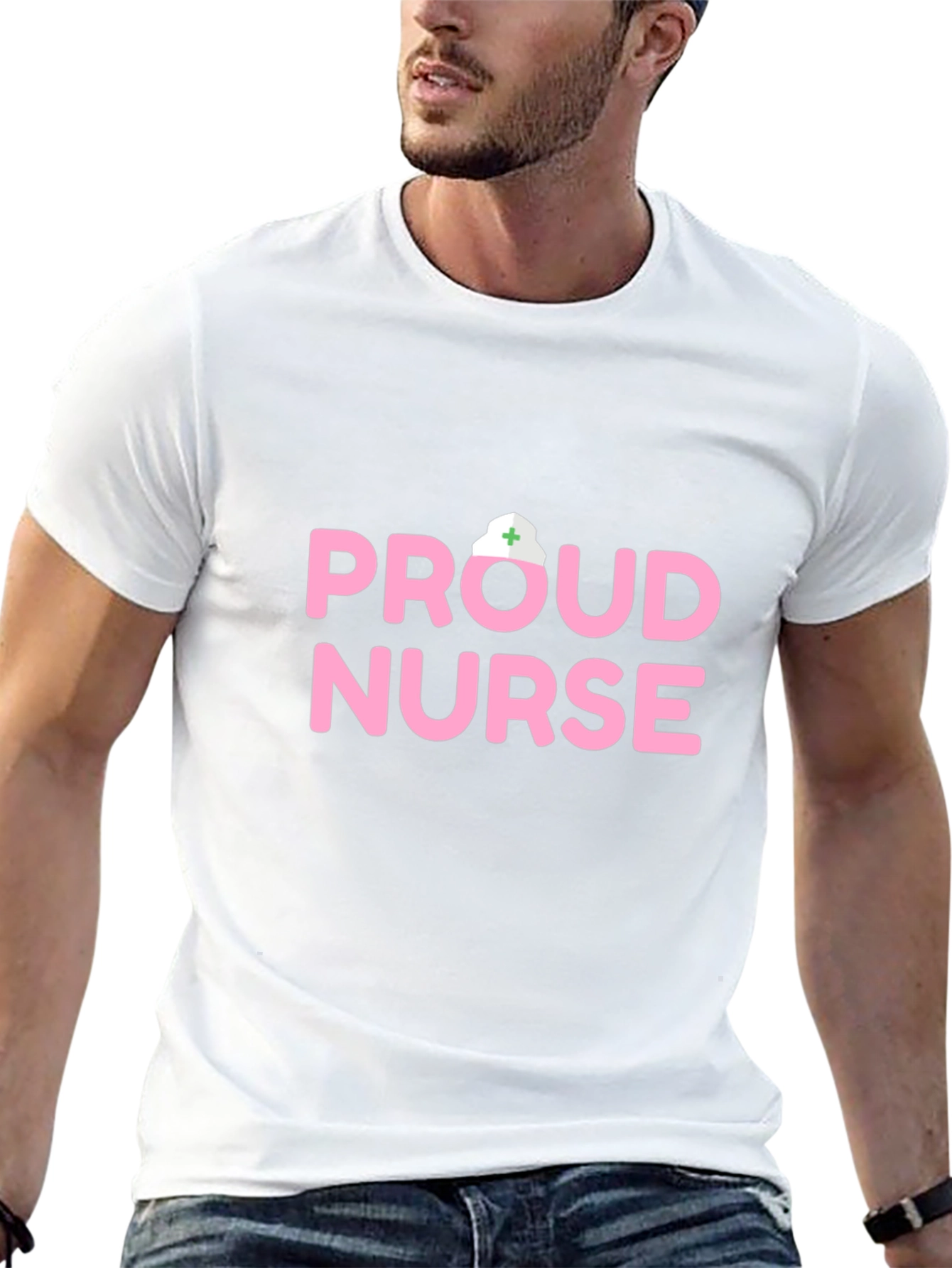 Proud Nurse Graphic Tee - Comfortable Everyday Wear