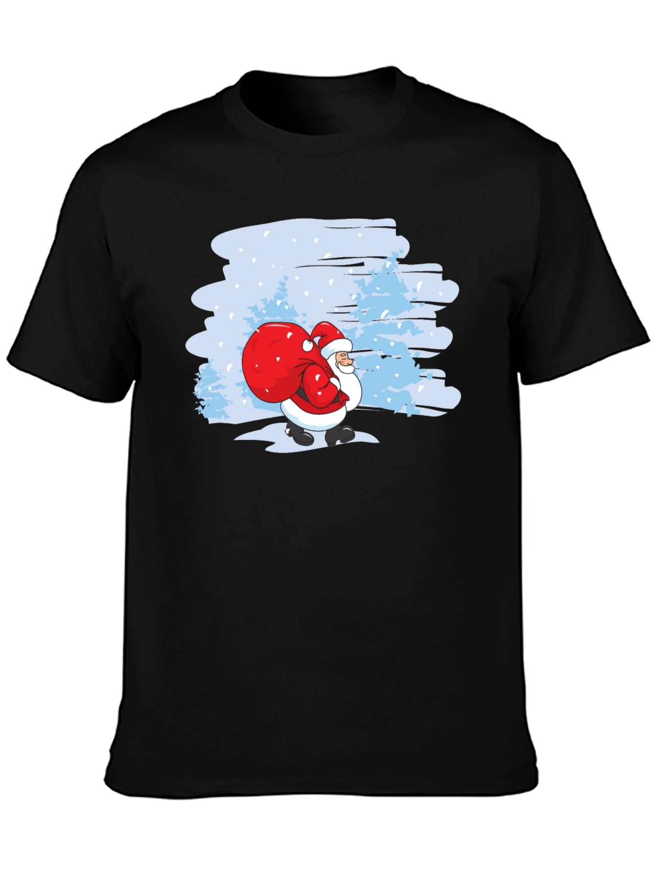 Festive Santa T-Shirt - Holiday Cheer!