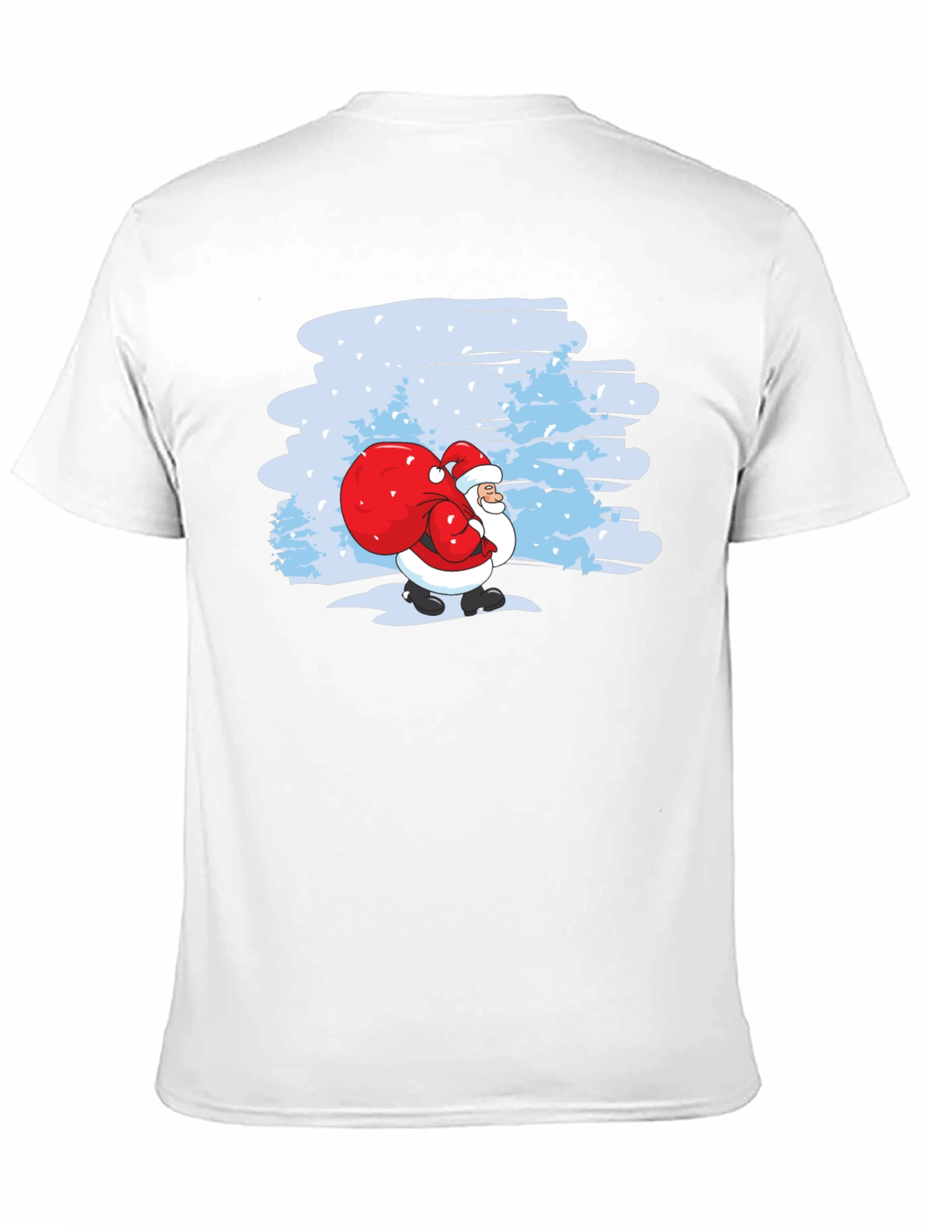 Festive Santa T-Shirt - Holiday Cheer!
