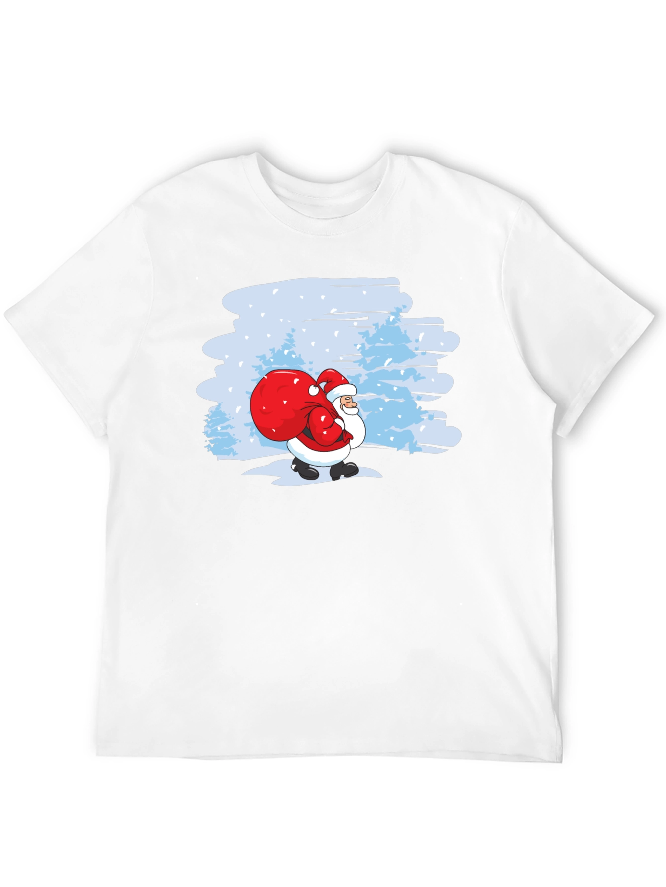 Festive Santa T-Shirt - Holiday Cheer!