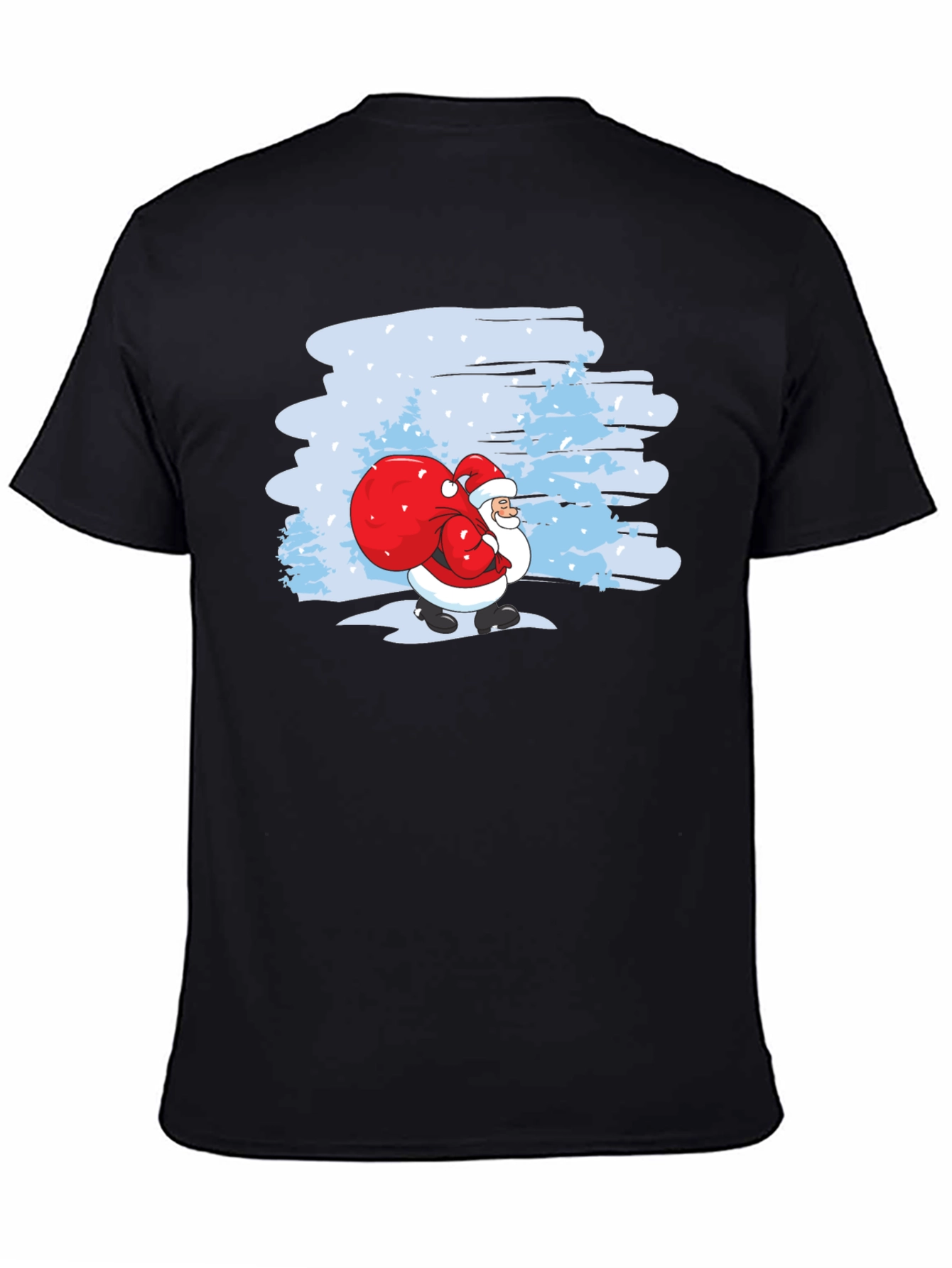 Festive Santa T-Shirt - Holiday Cheer!