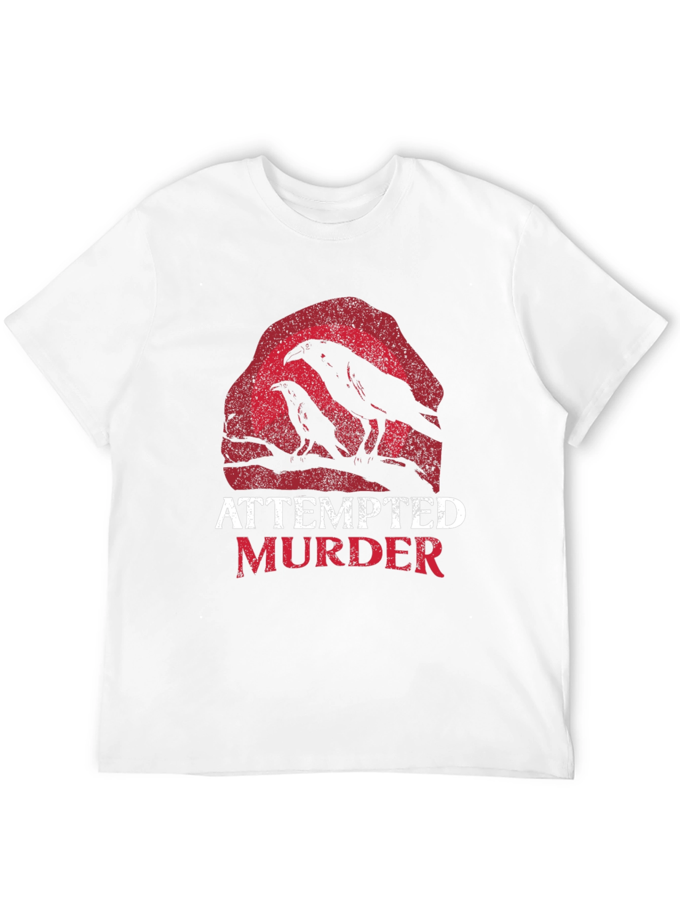 Attempted Murder Raven Graphic Tee - Black