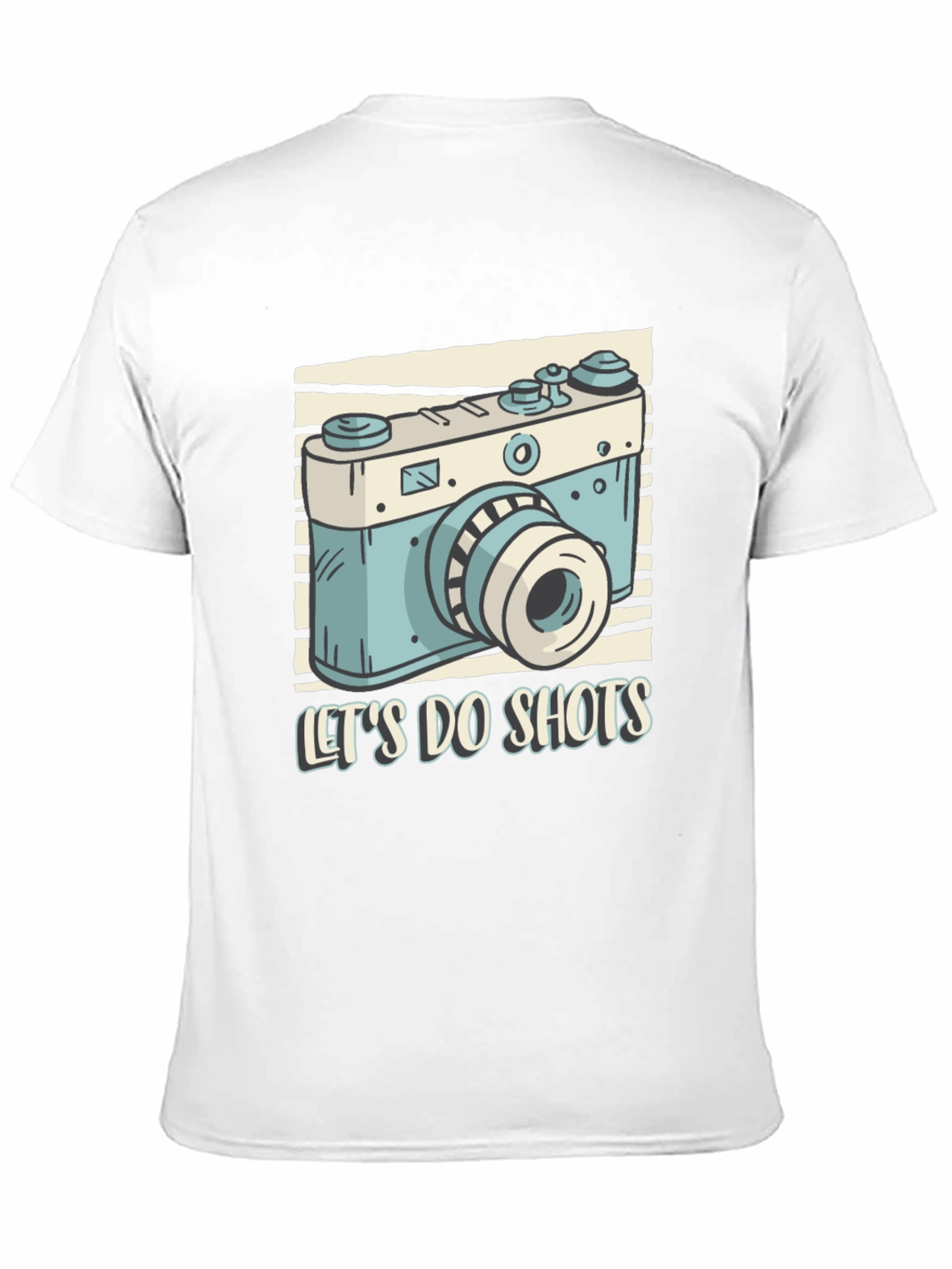 Lets Do Shots Camera Graphic T-Shirt