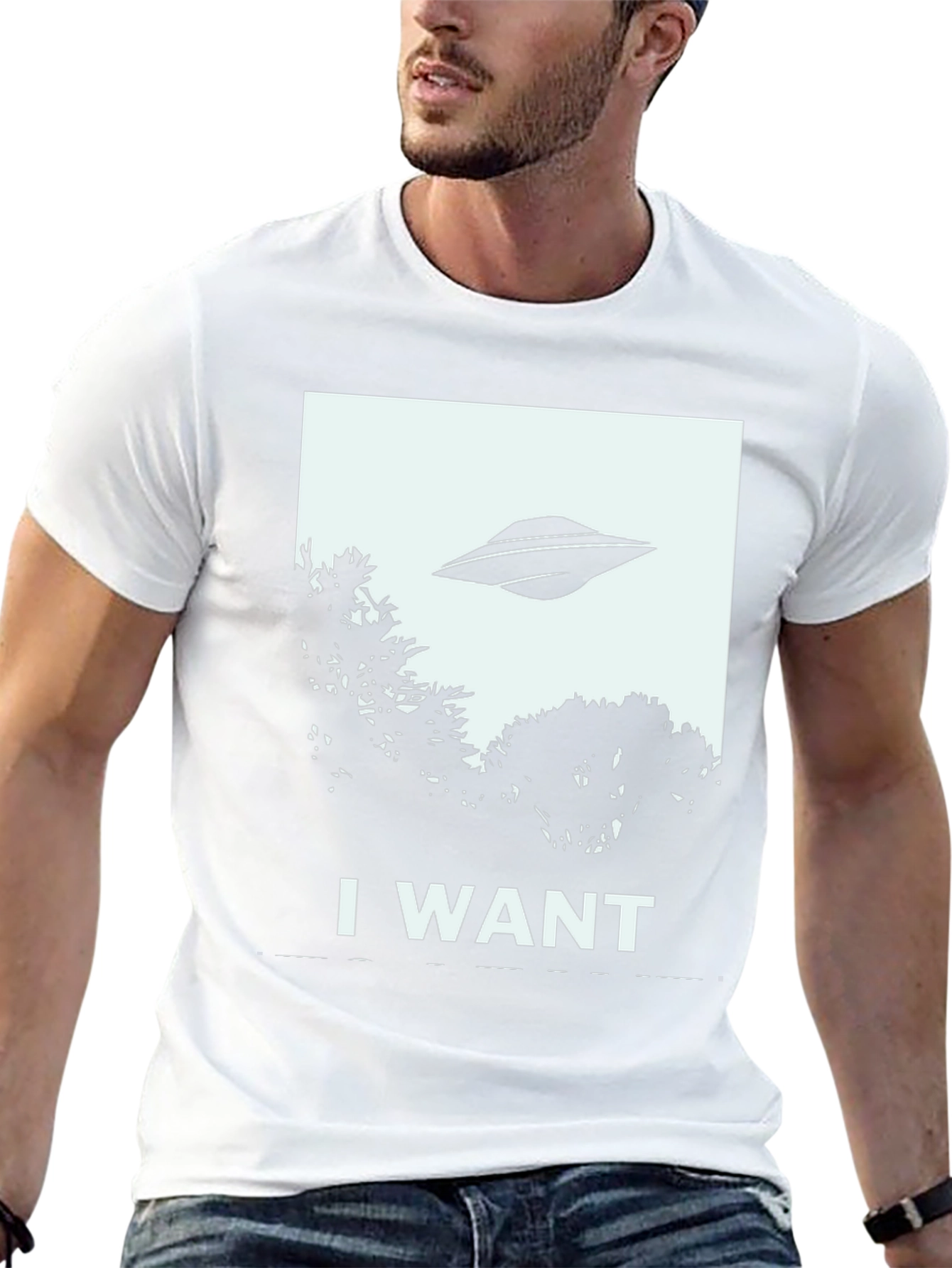 I Want To Believe UFO Graphic Tee