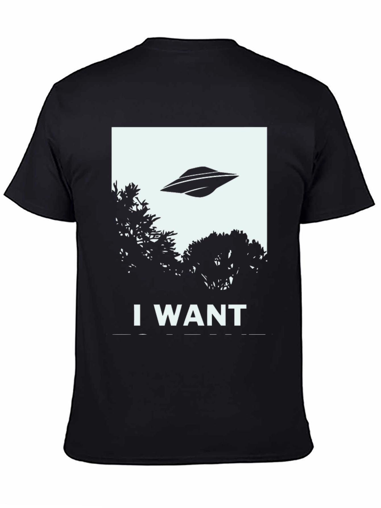 I Want To Believe UFO Graphic Tee