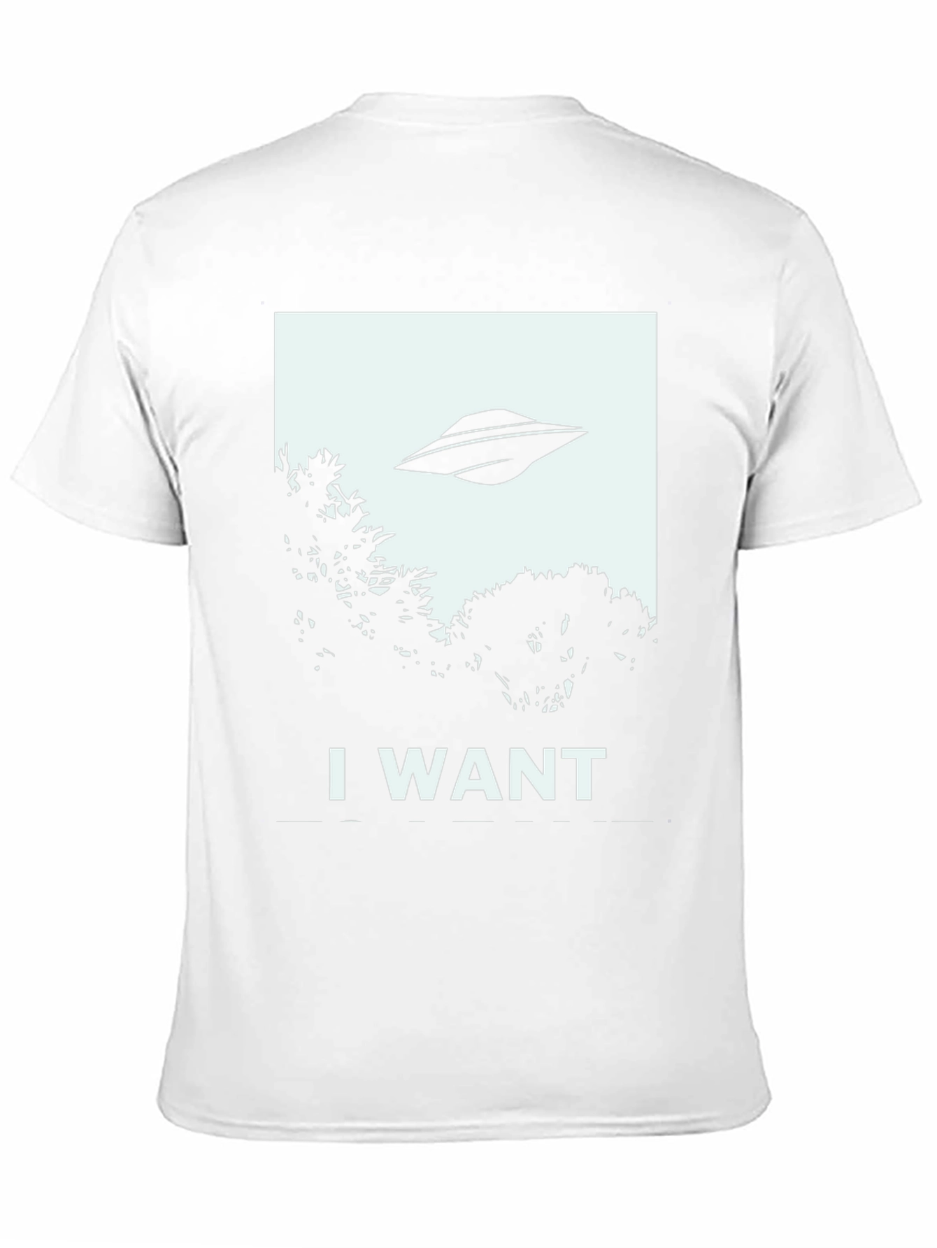 I Want To Believe UFO Graphic Tee