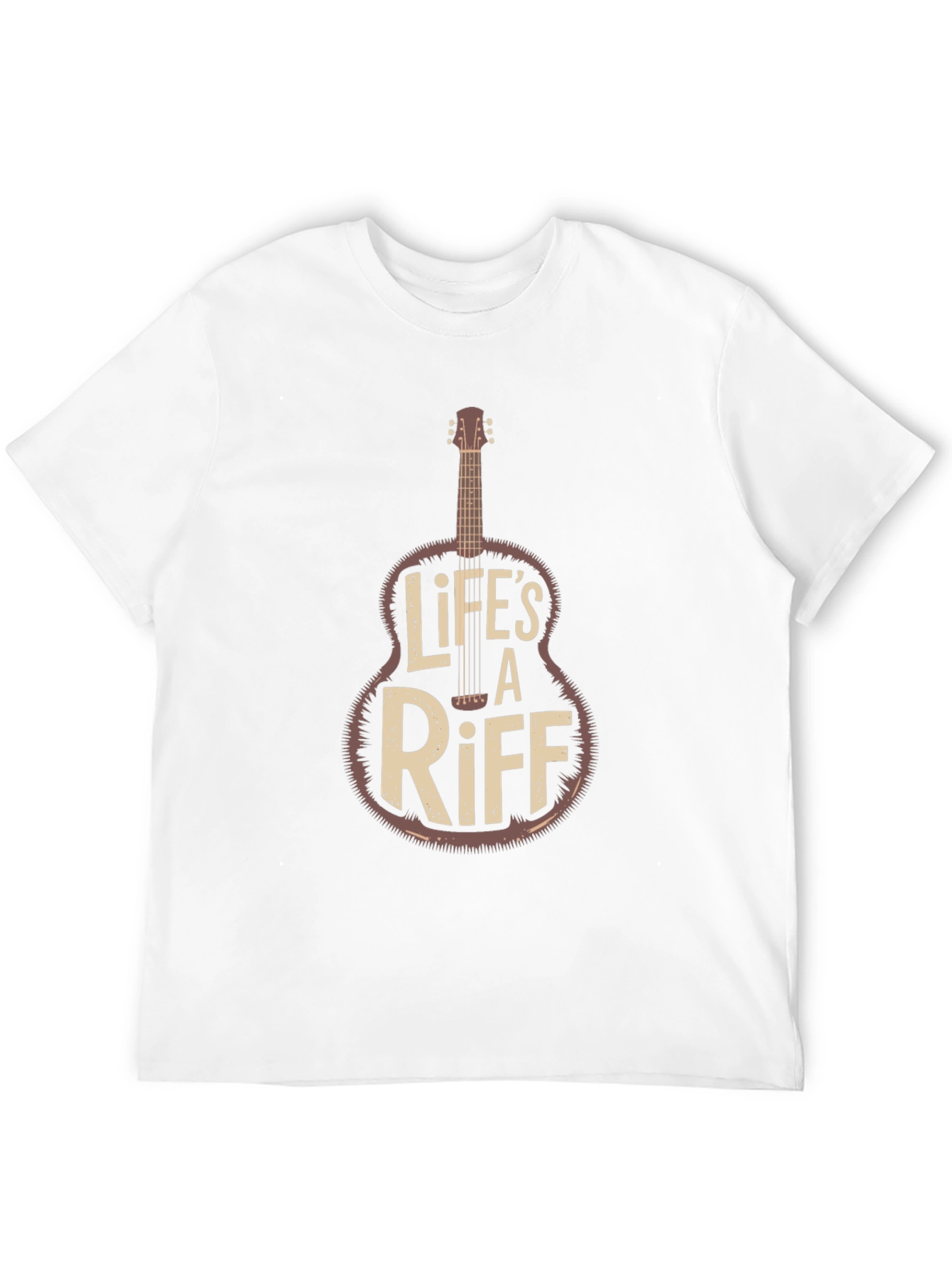 Lifes a Riff Guitar Graphic Tee - Black