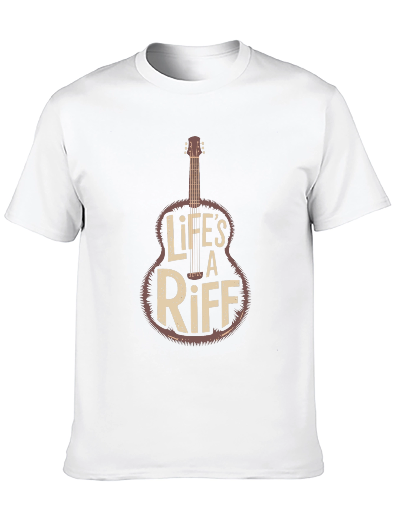 Lifes a Riff Guitar Graphic Tee - Black