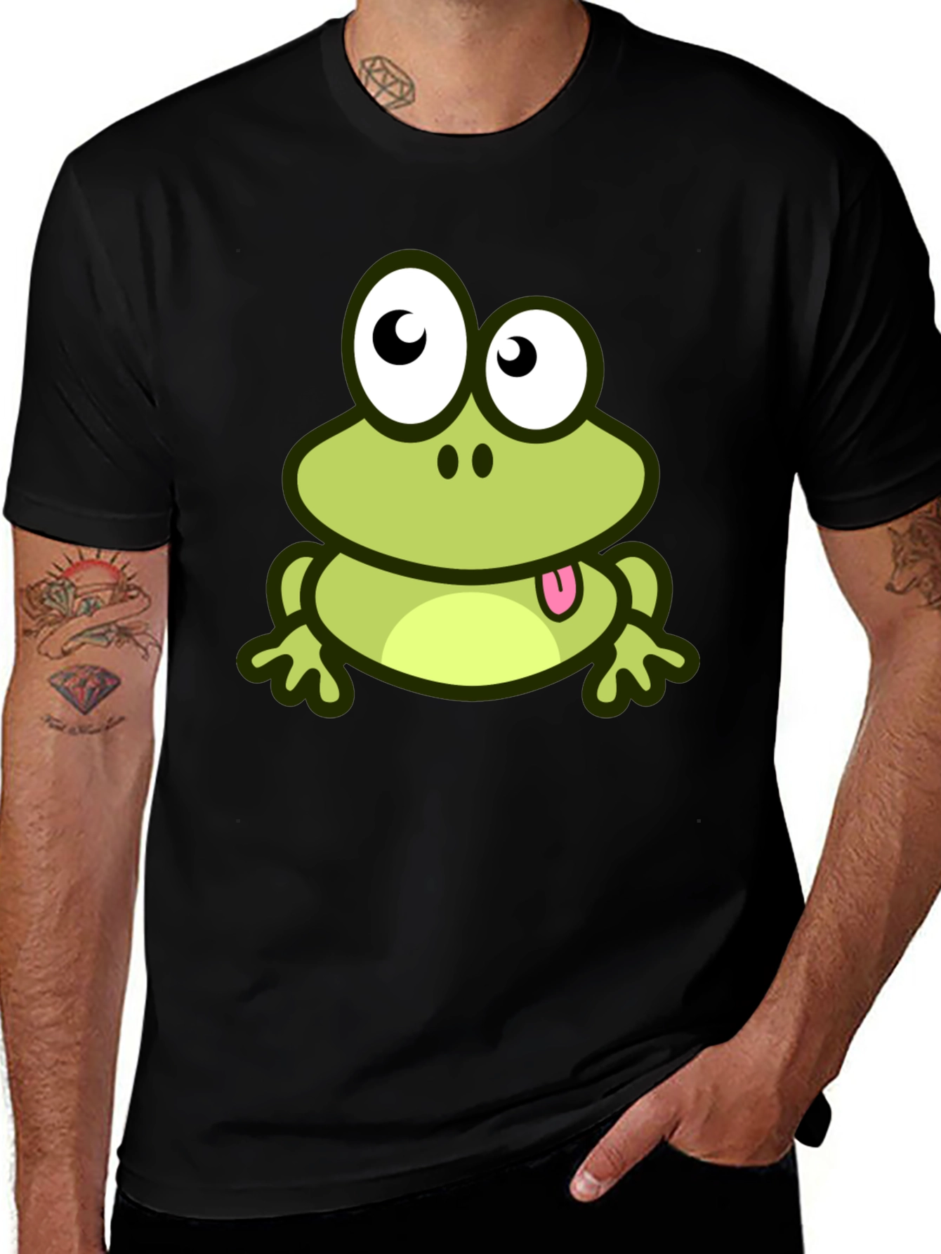 Frog Graphic T-Shirt - Casual Style