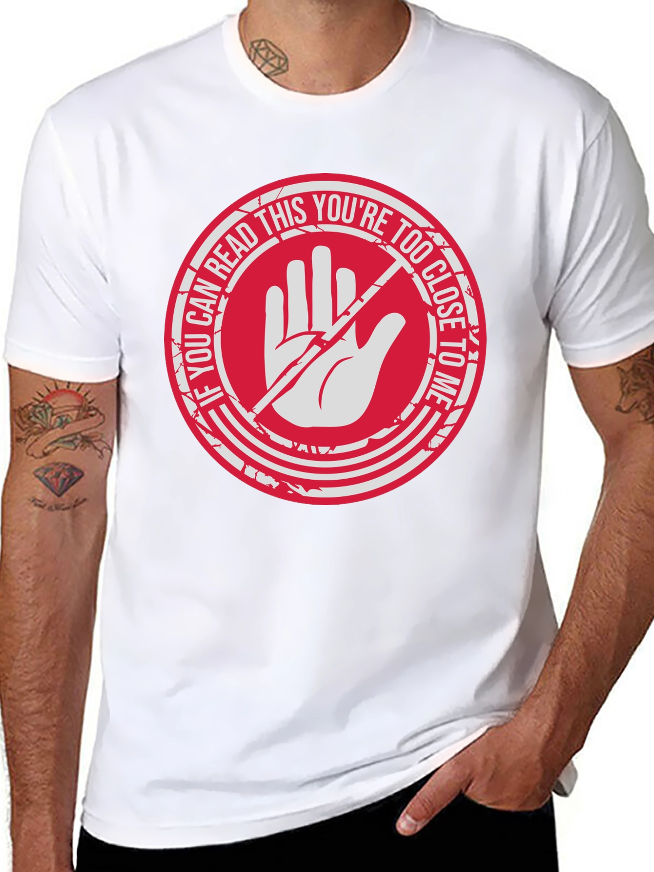 Too Close Tee - Stay Back!