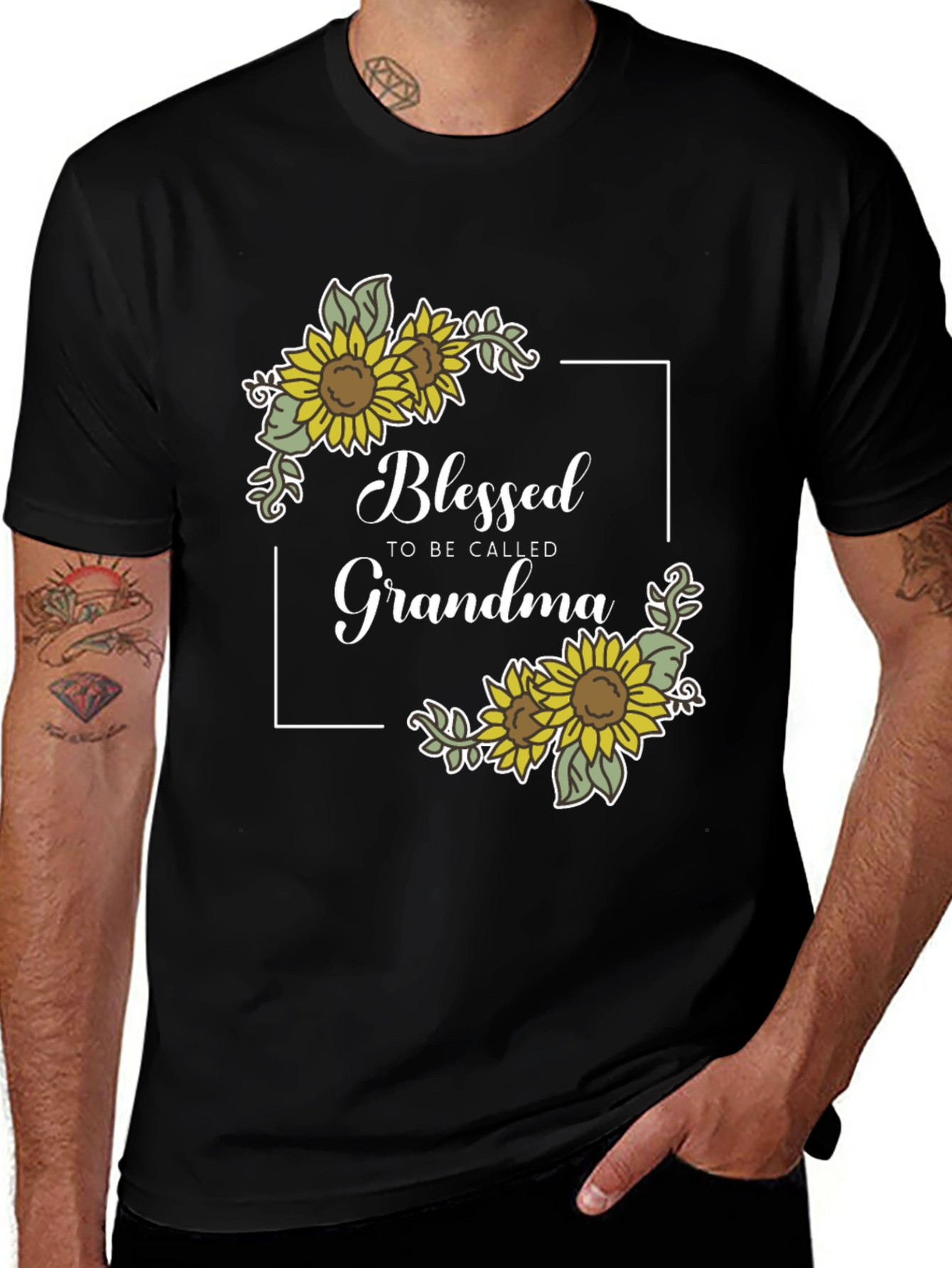 Blessed Grandma Sunflower T-Shirt