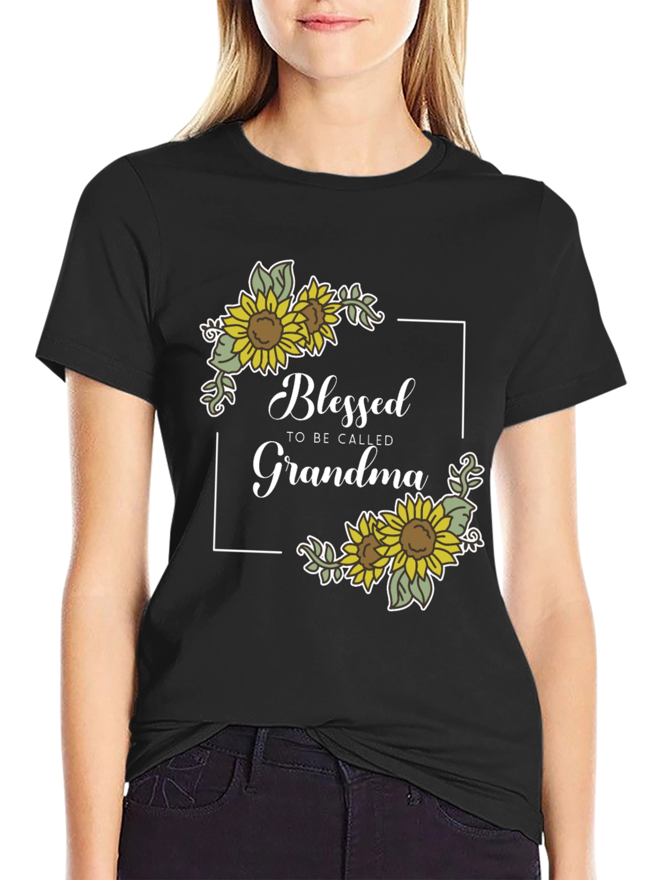 Blessed Grandma Sunflower T-Shirt