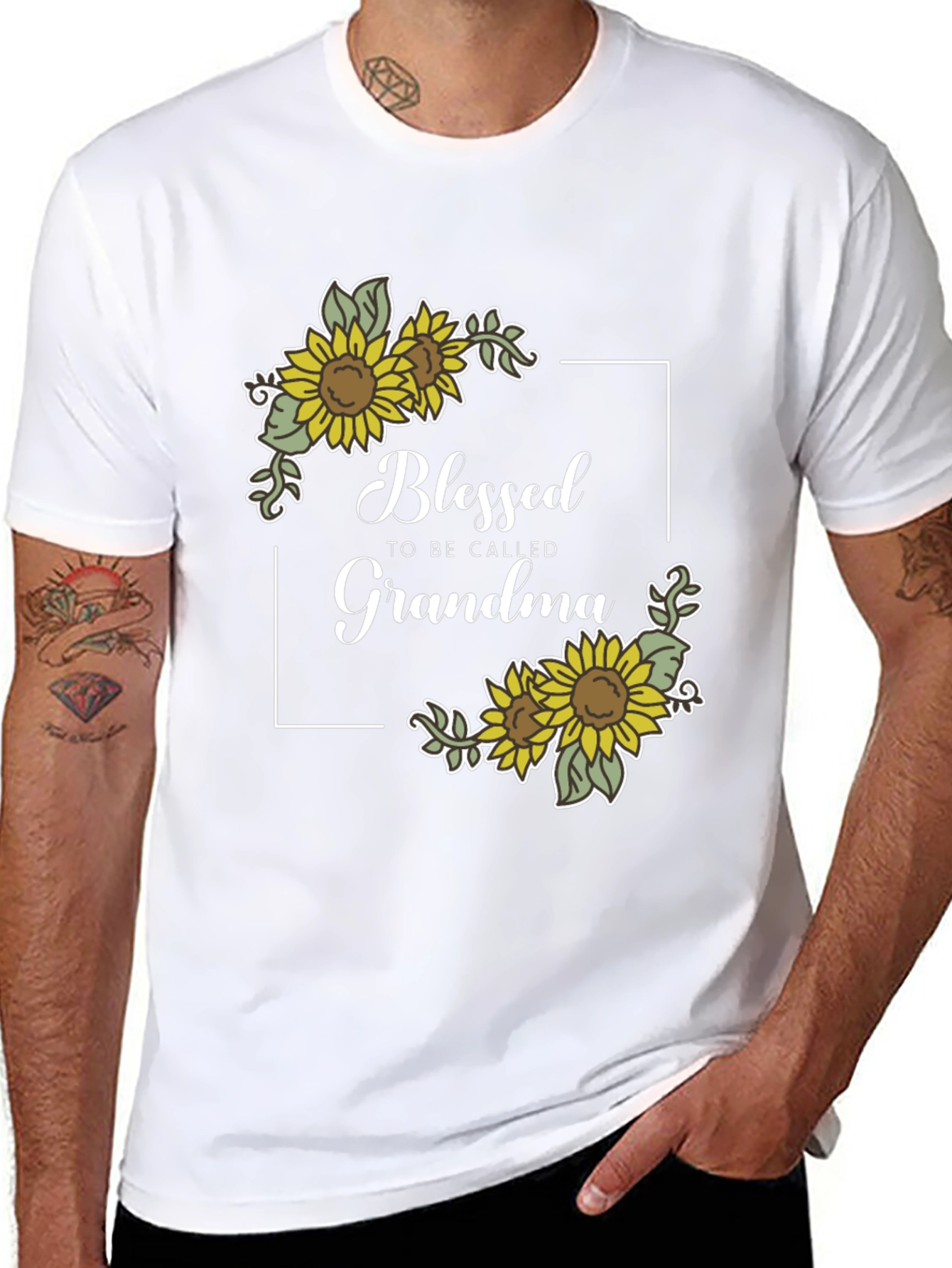 Blessed Grandma Sunflower T-Shirt