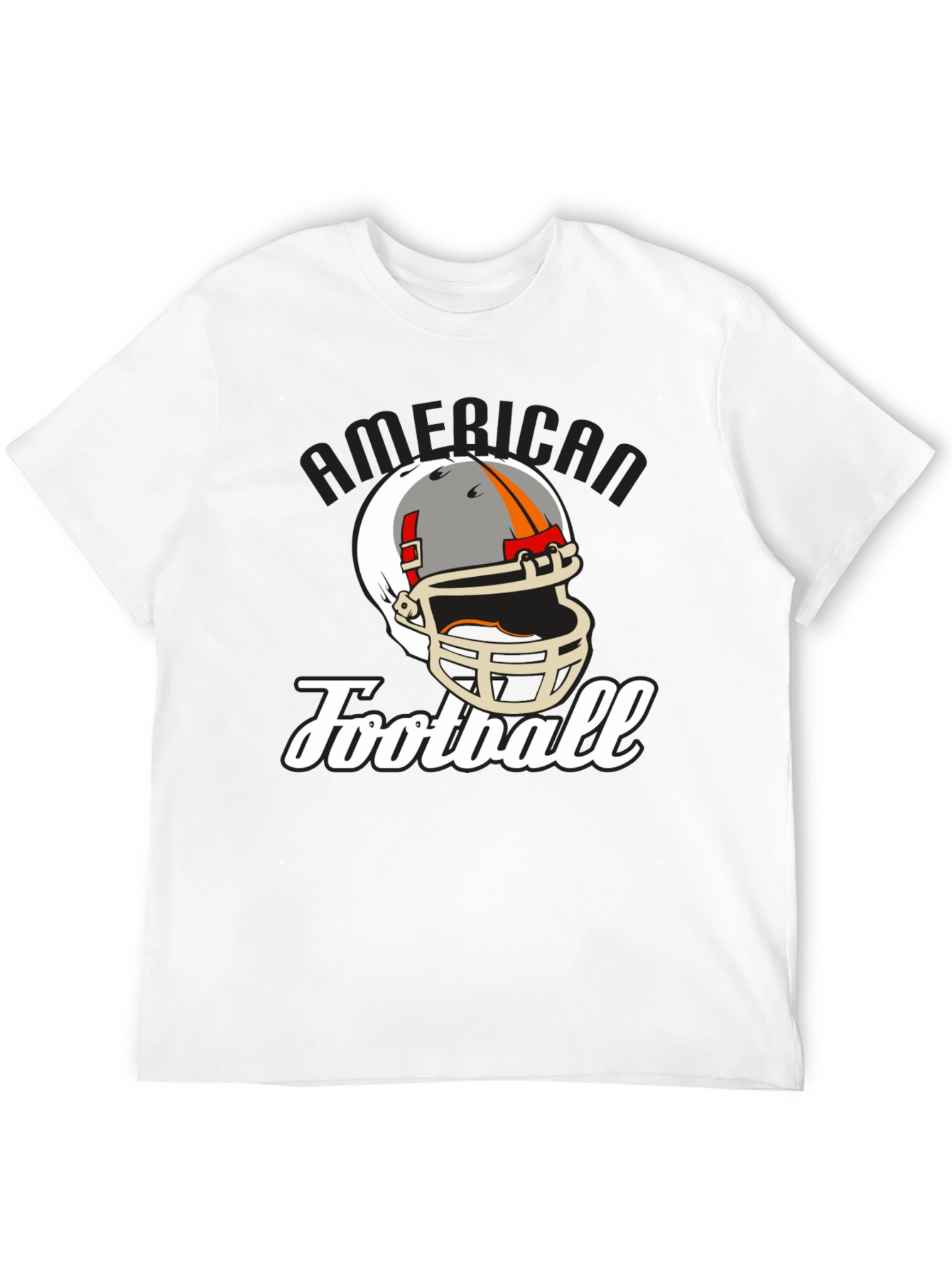 American Football Helmet Graphic T-Shirt
