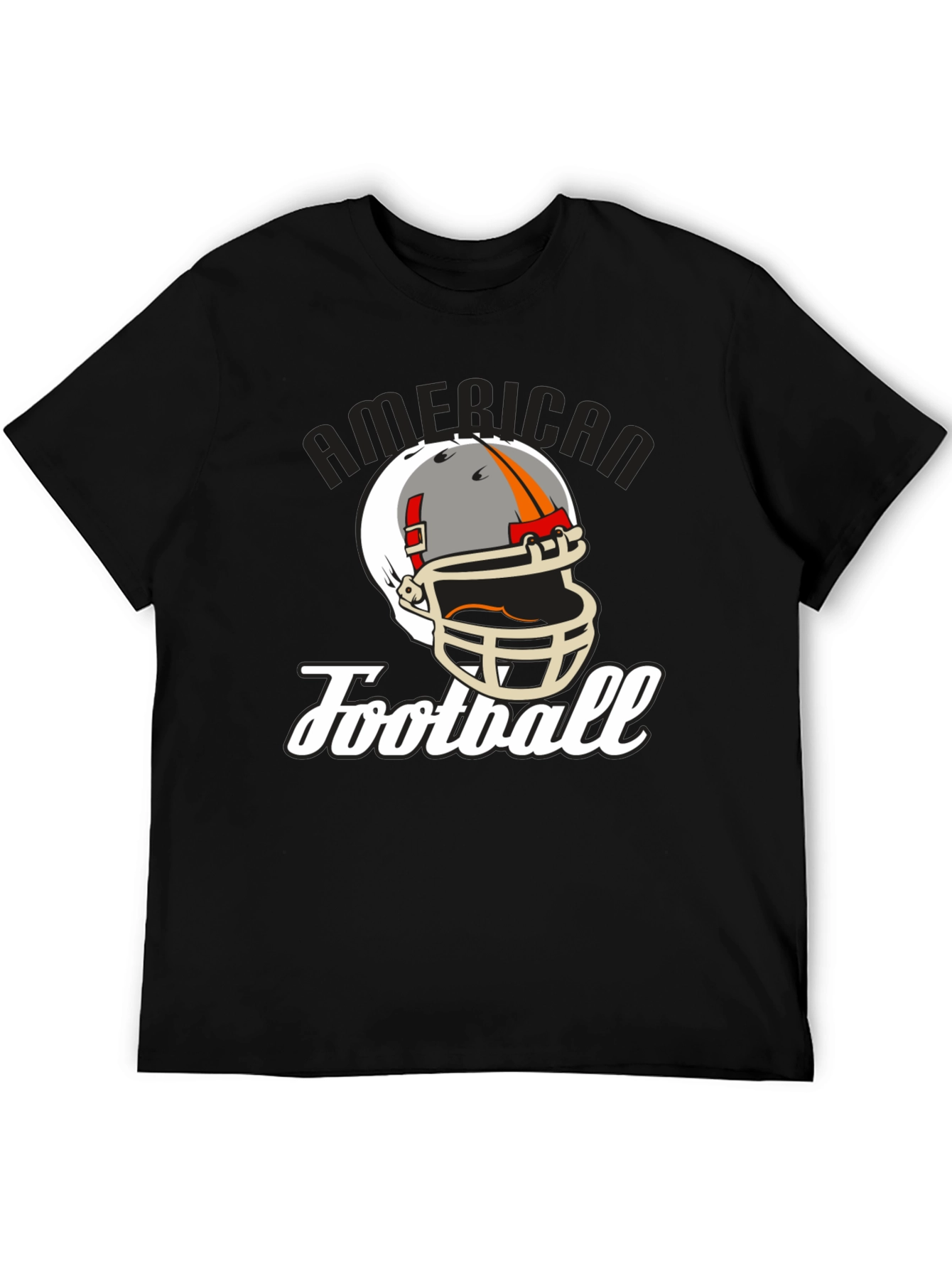 American Football Helmet Graphic T-Shirt