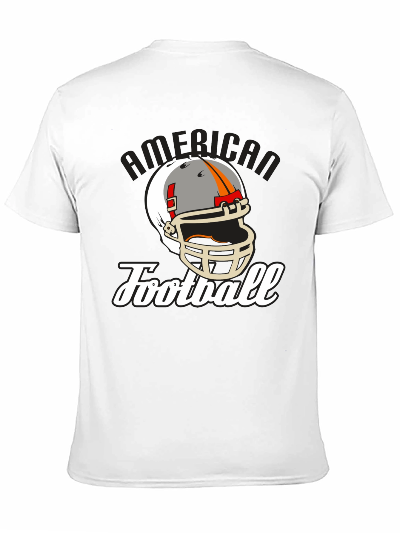 American Football Helmet Graphic T-Shirt
