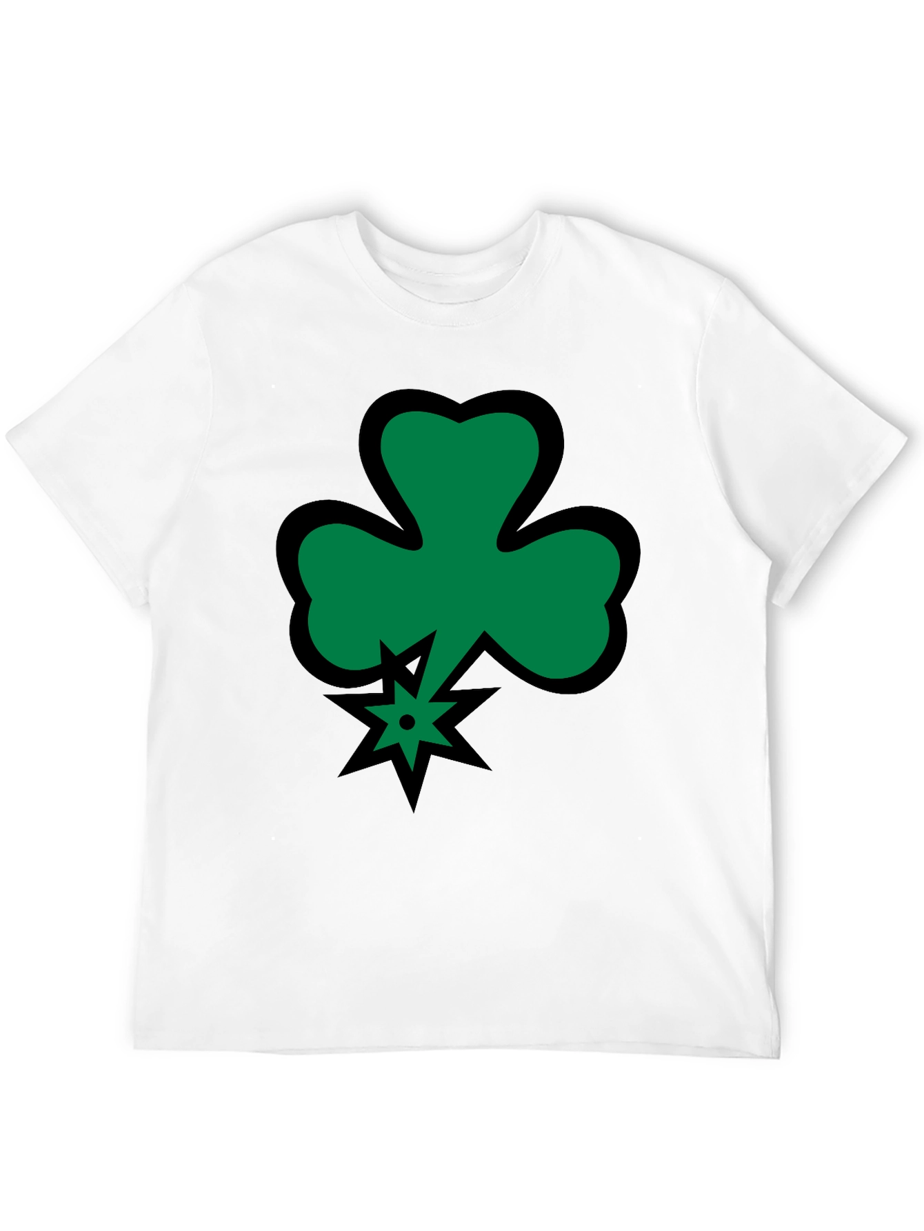 Shamrock Luck Black T-Shirt
