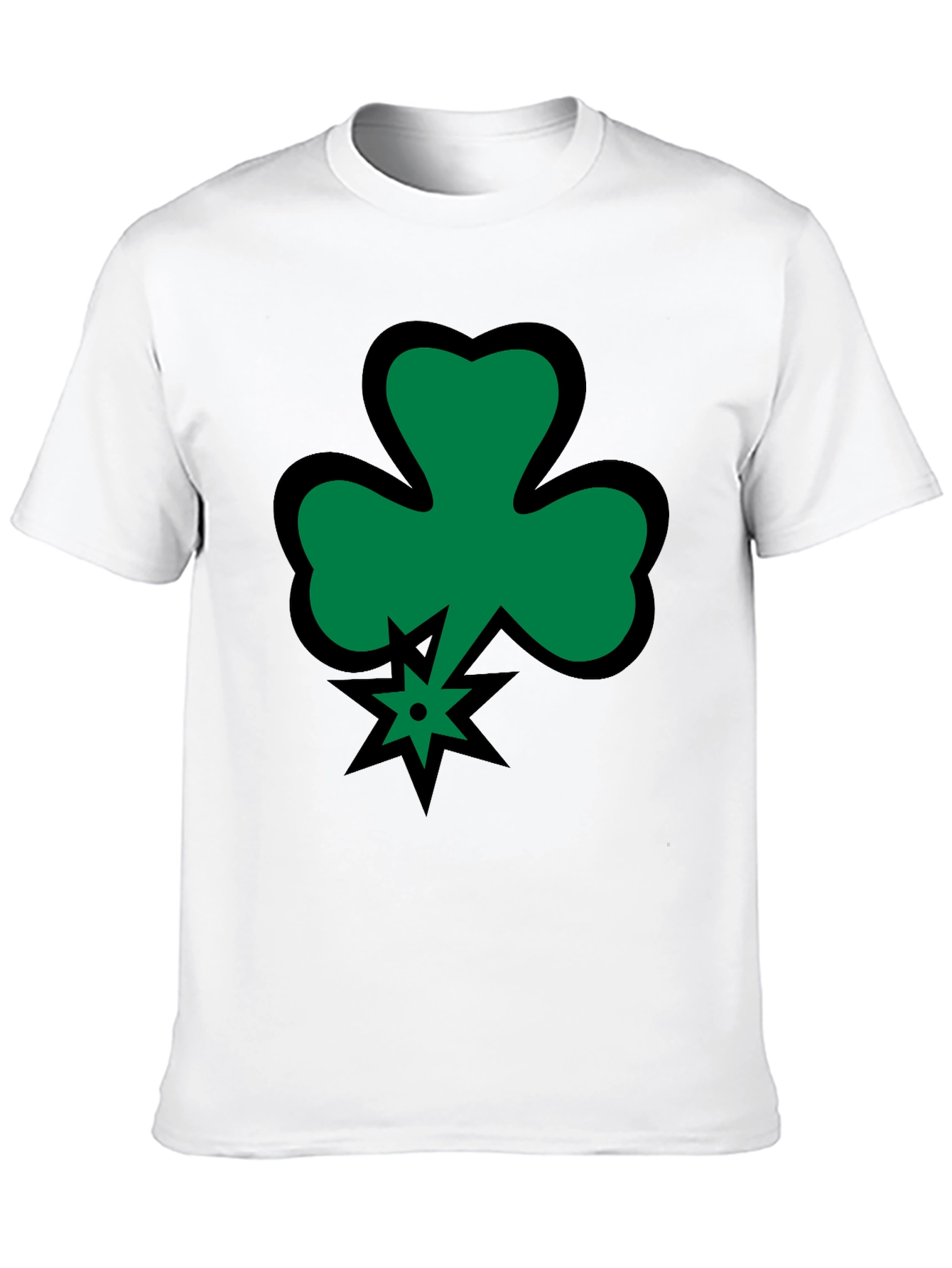 Shamrock Luck Black T-Shirt