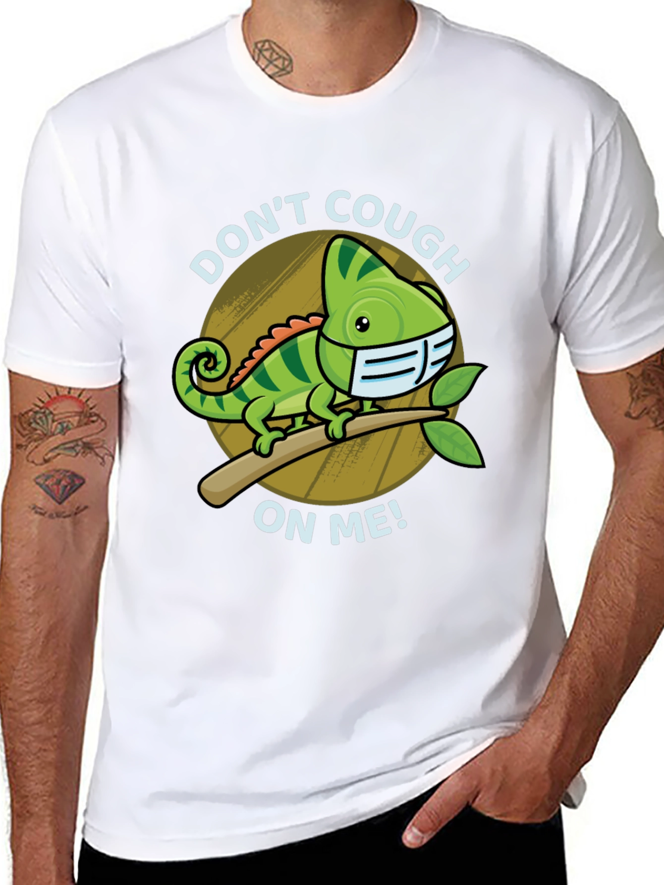 Dont Cough On Me Chameleon T-Shirt