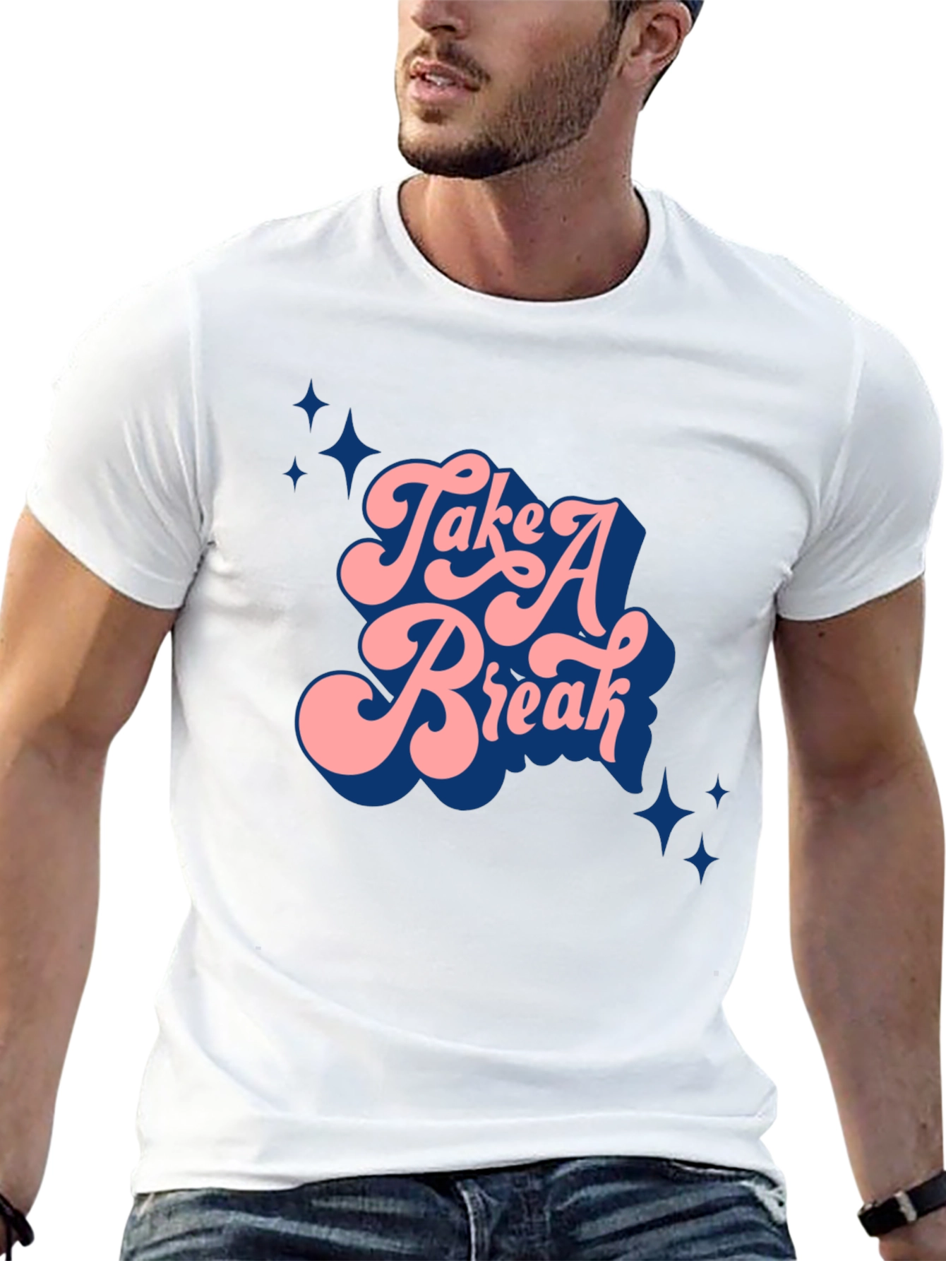 Retro Take A Break Graphic Tee