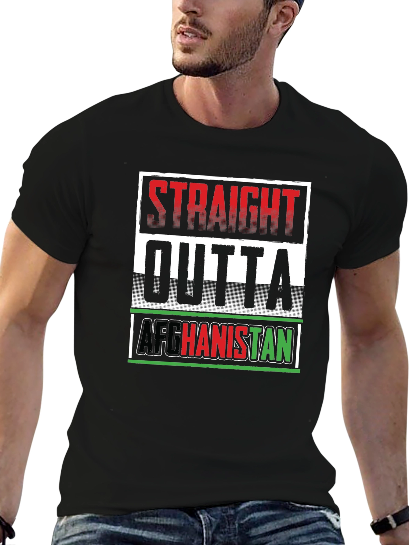 Straight Outta Afghanistan Graphic T-Shirt