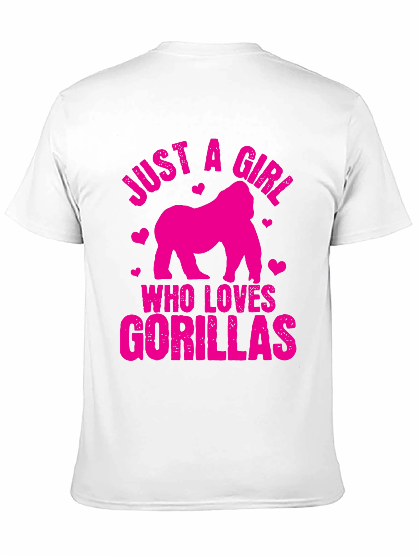 Just a Girl Who Loves Gorillas T-Shirt