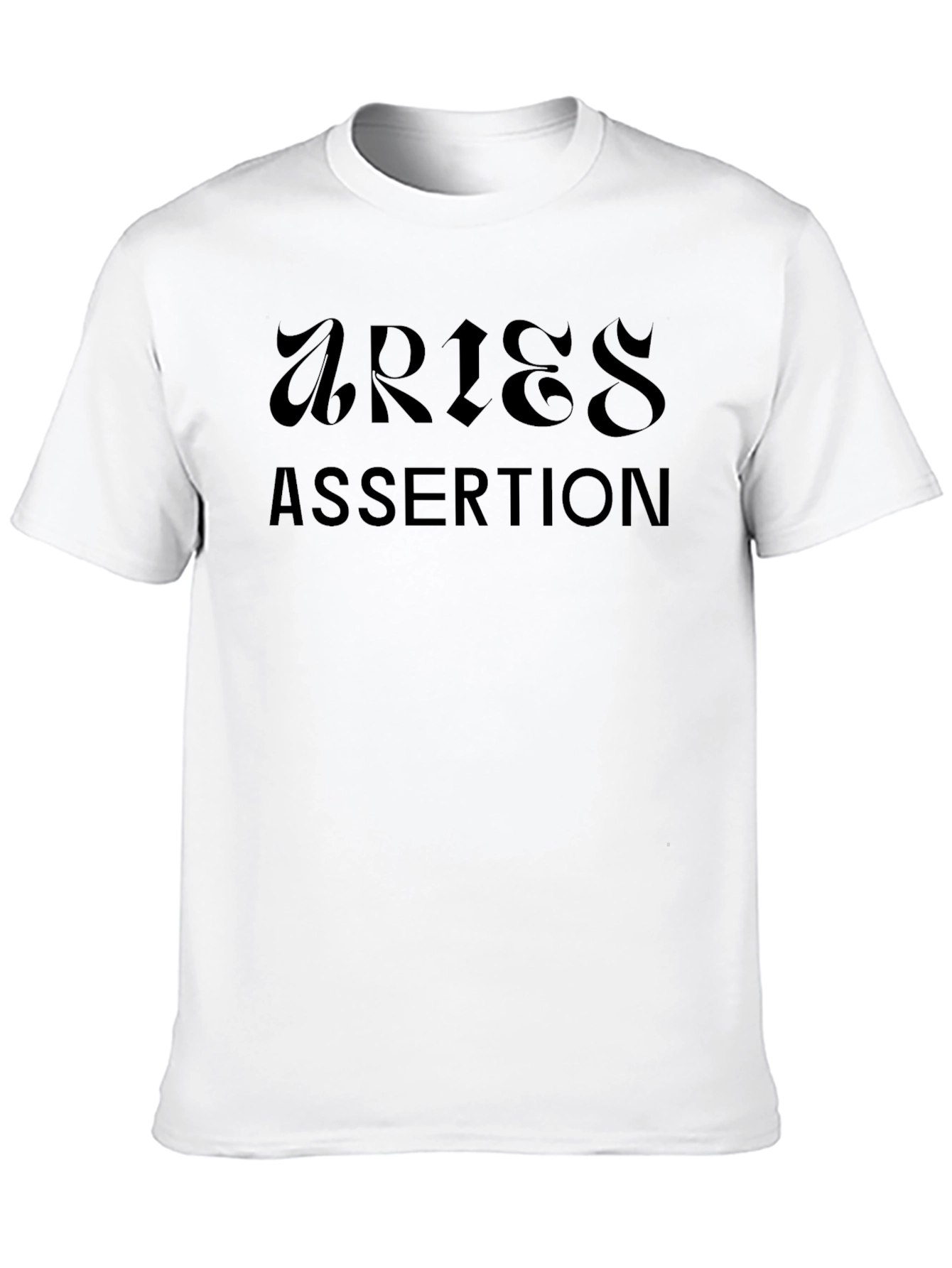 Aries Assertion Black Graphic T-Shirt