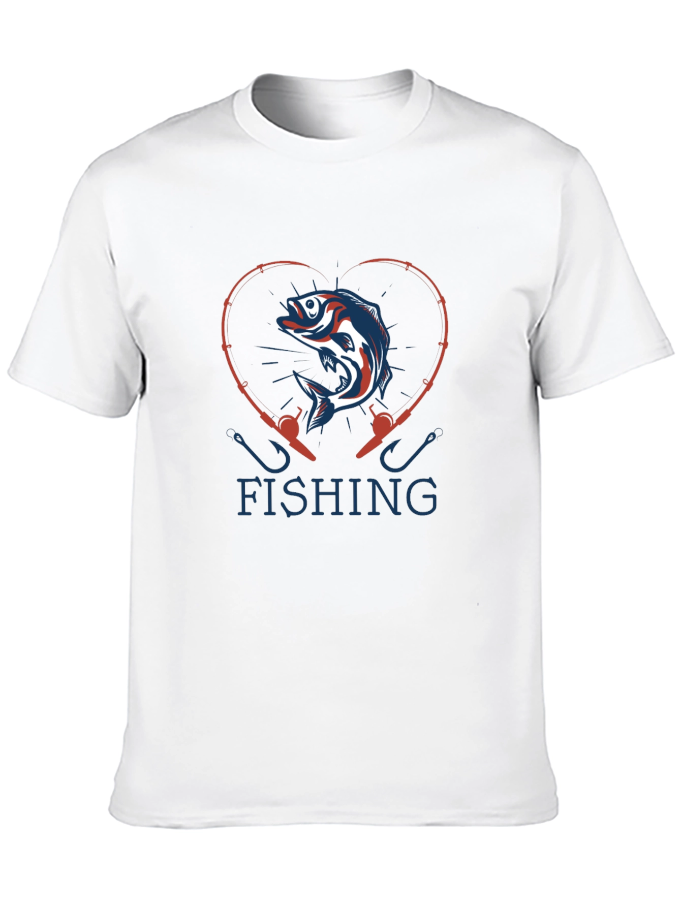 Fishing Heart T-Shirt: Angler Love Tee