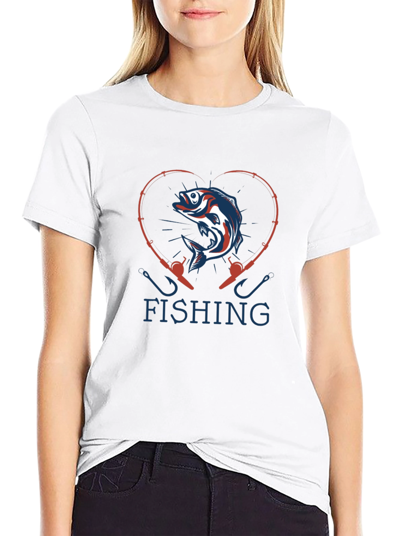Fishing Heart T-Shirt: Angler Love Tee