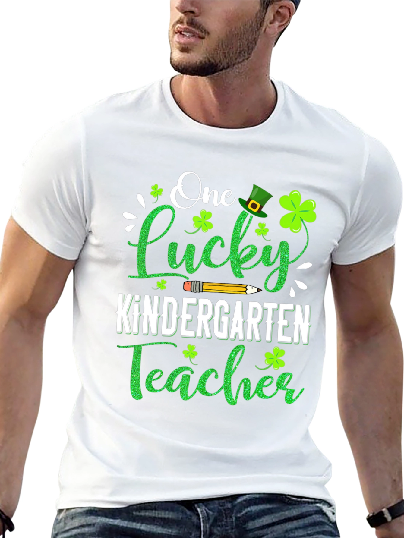 Lucky Kindergarten Teacher St. Patricks Day T-Shirt