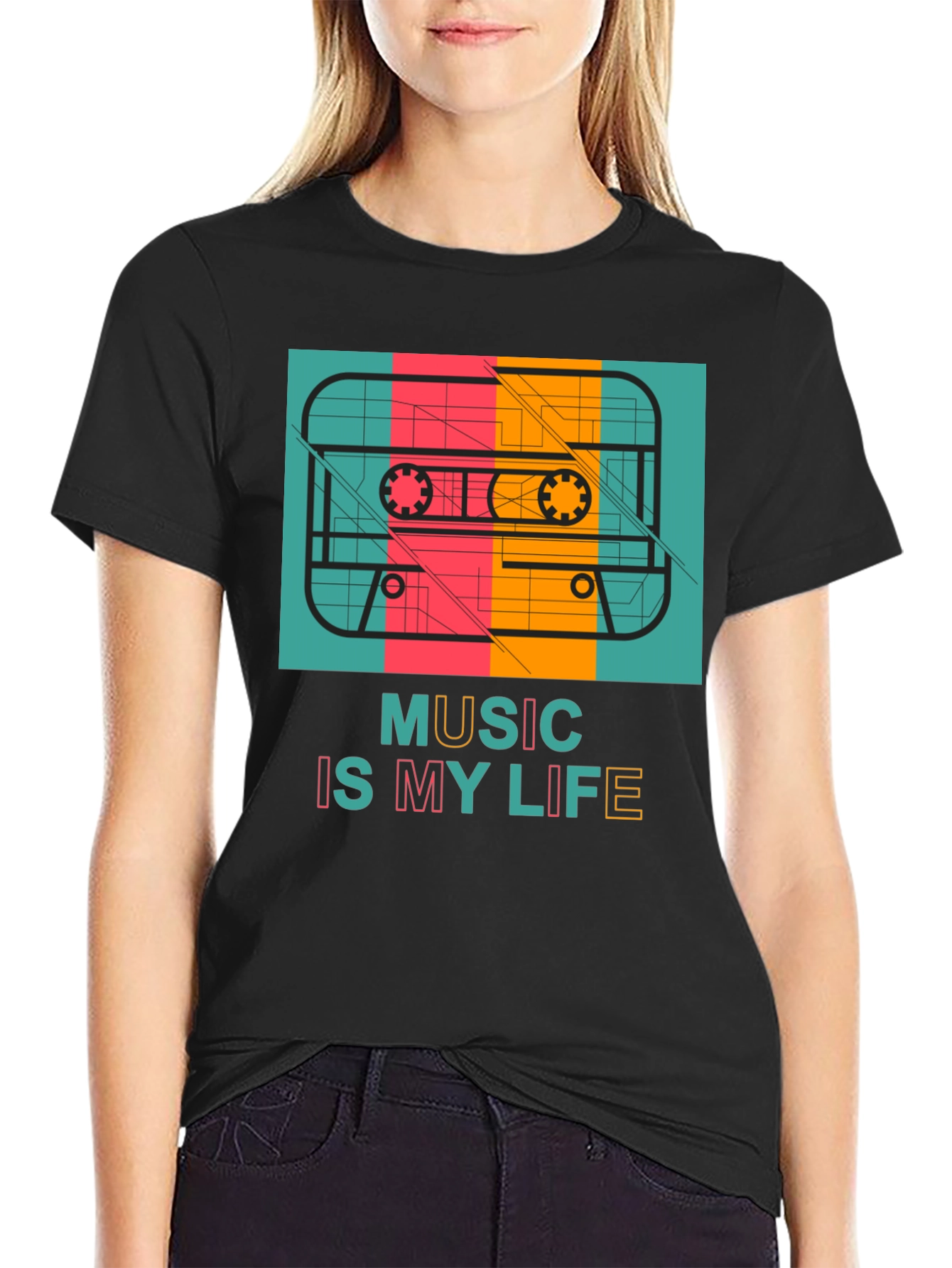Retro Cassette Music Is My Life T-Shirt