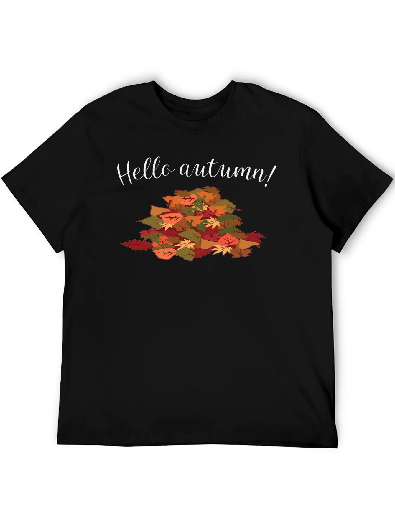 Hello Autumn Graphic Tee - Fall Season Shirt