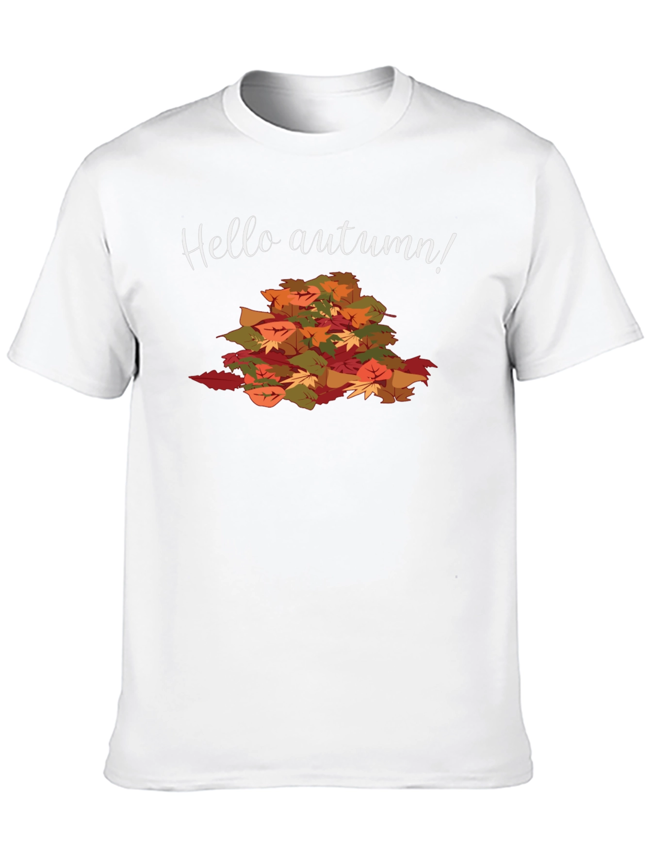 Hello Autumn Graphic Tee - Fall Season Shirt