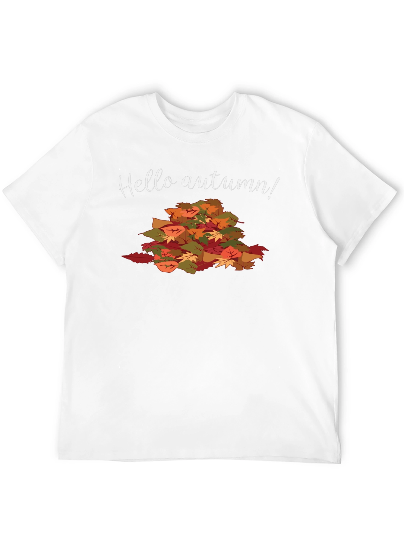 Hello Autumn Graphic Tee - Fall Season Shirt