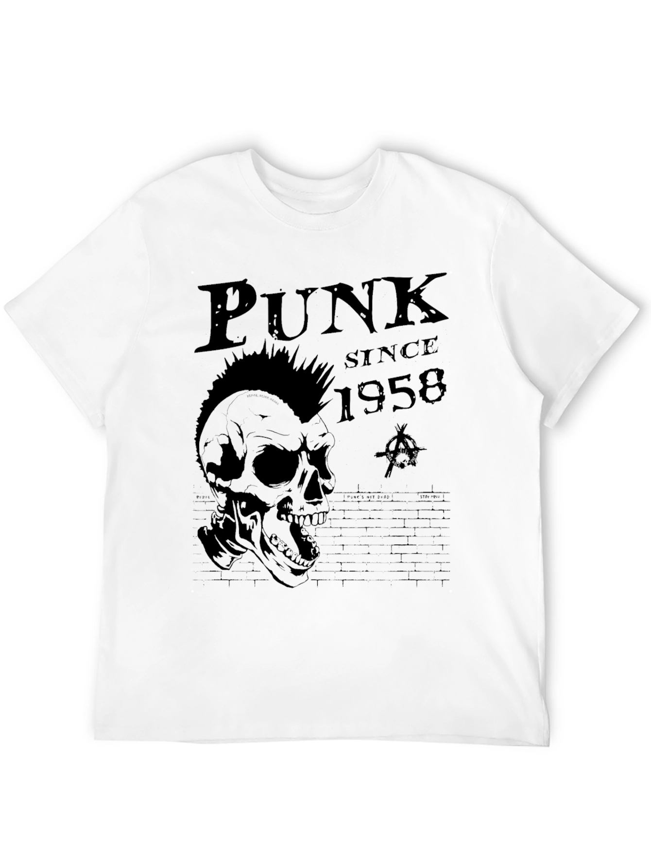 Punk Since 1958 Black T-Shirt