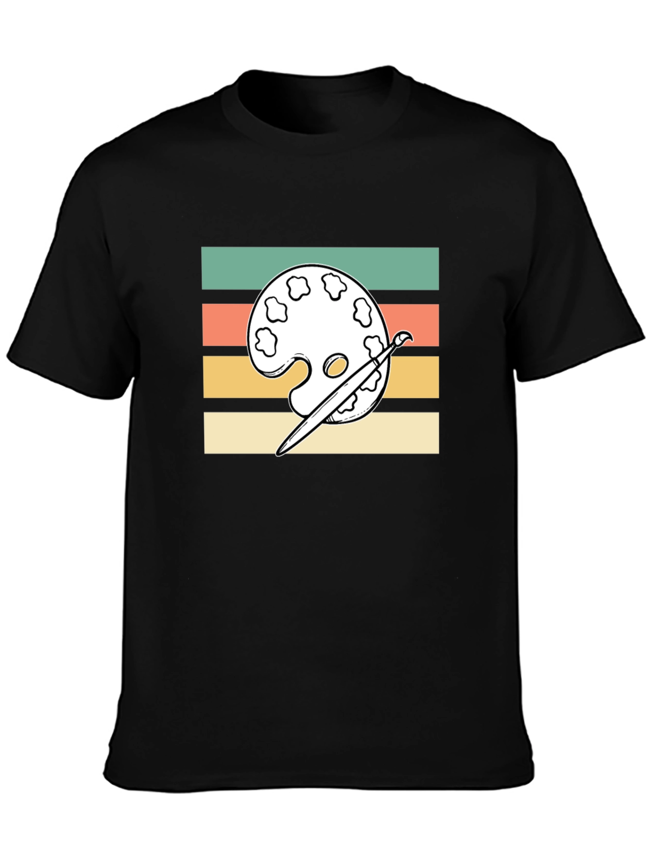 Retro Artist Palette T-Shirt - Painters Tee