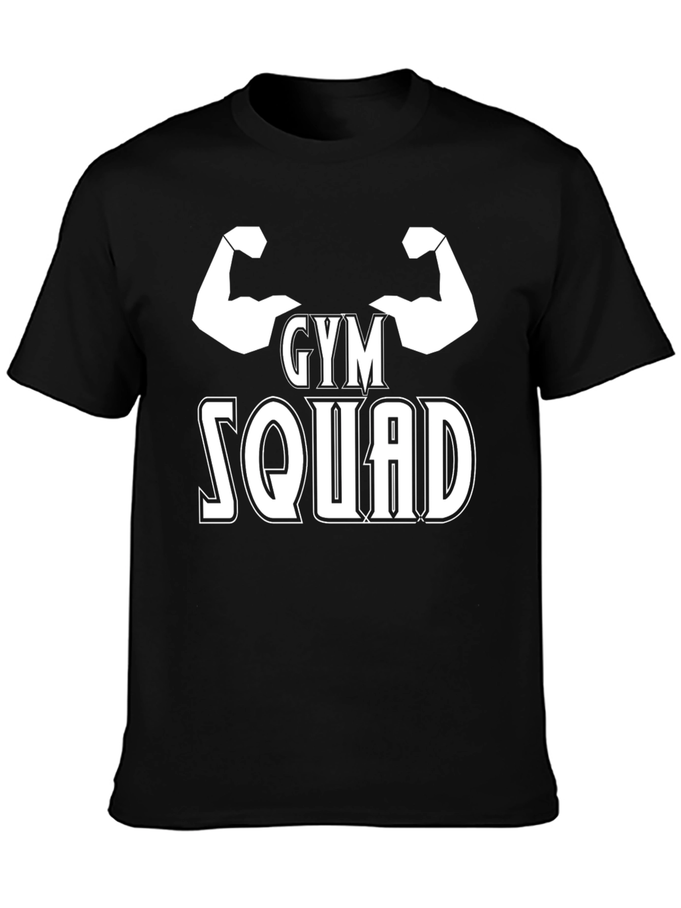 Gym Squad Graphic T-Shirt - Black